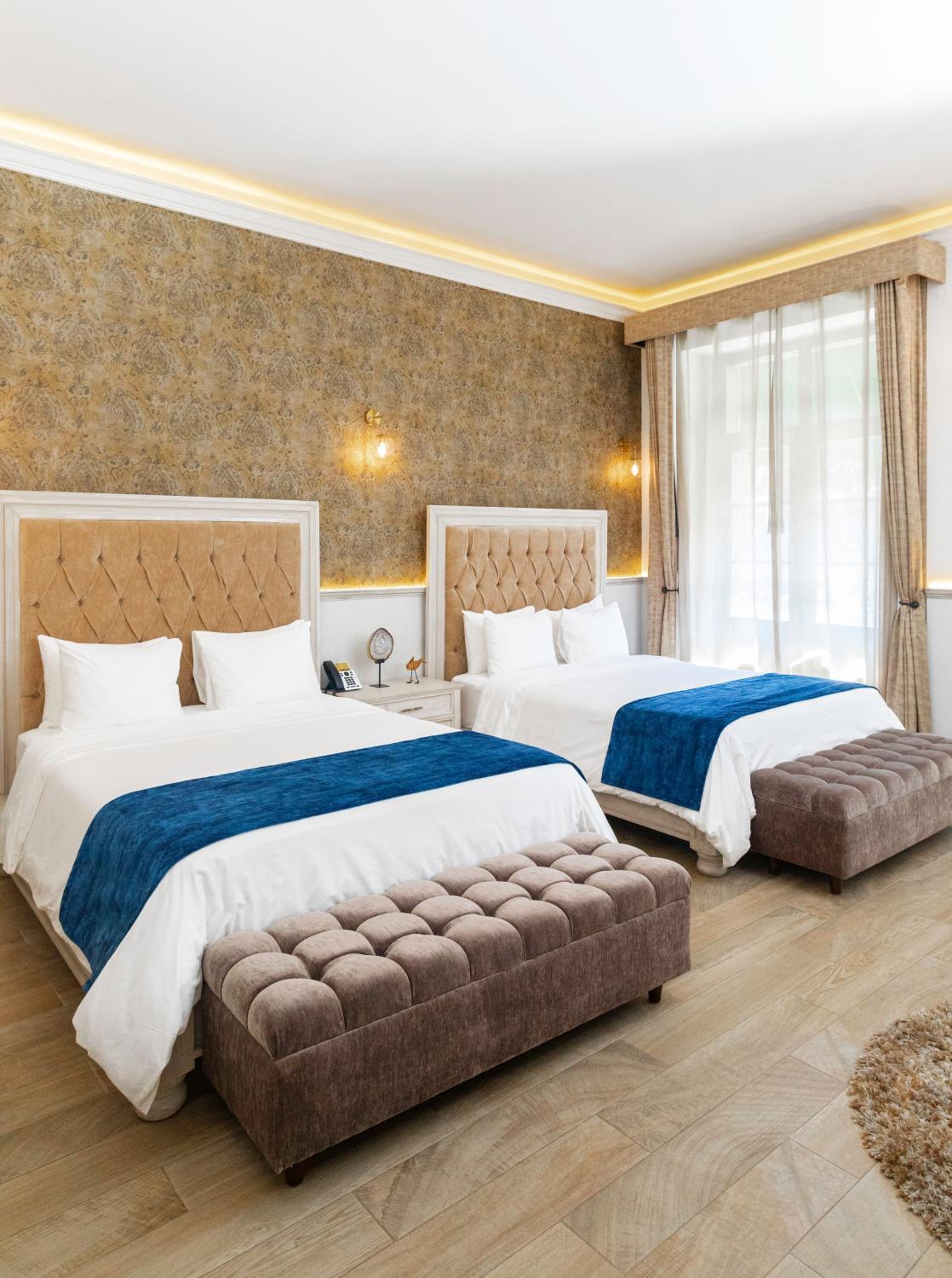 Queen Room with Two Queen Beds, Balcony and Cathedral View - Photo 1