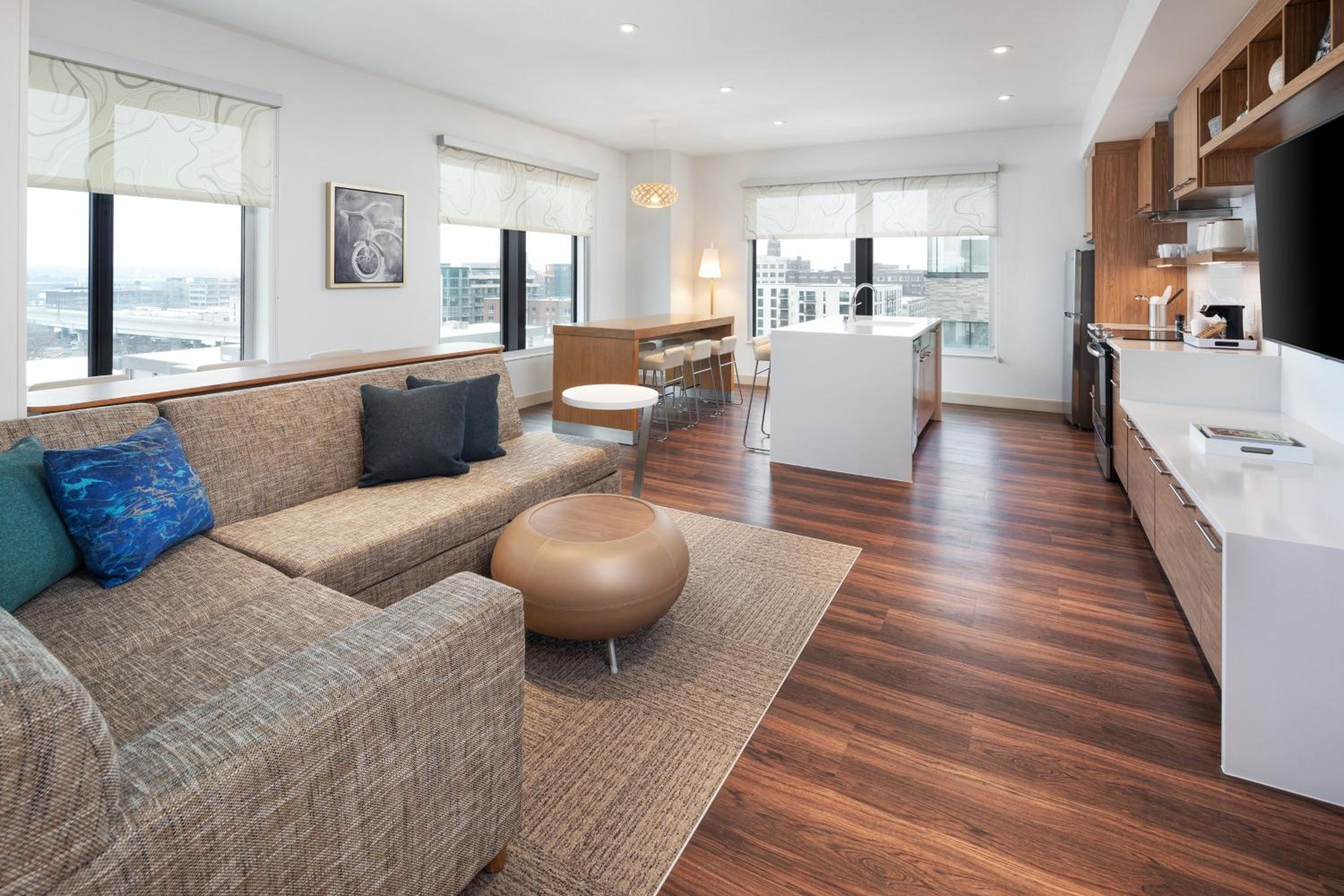 Three-Bedroom Corner Studio Suite