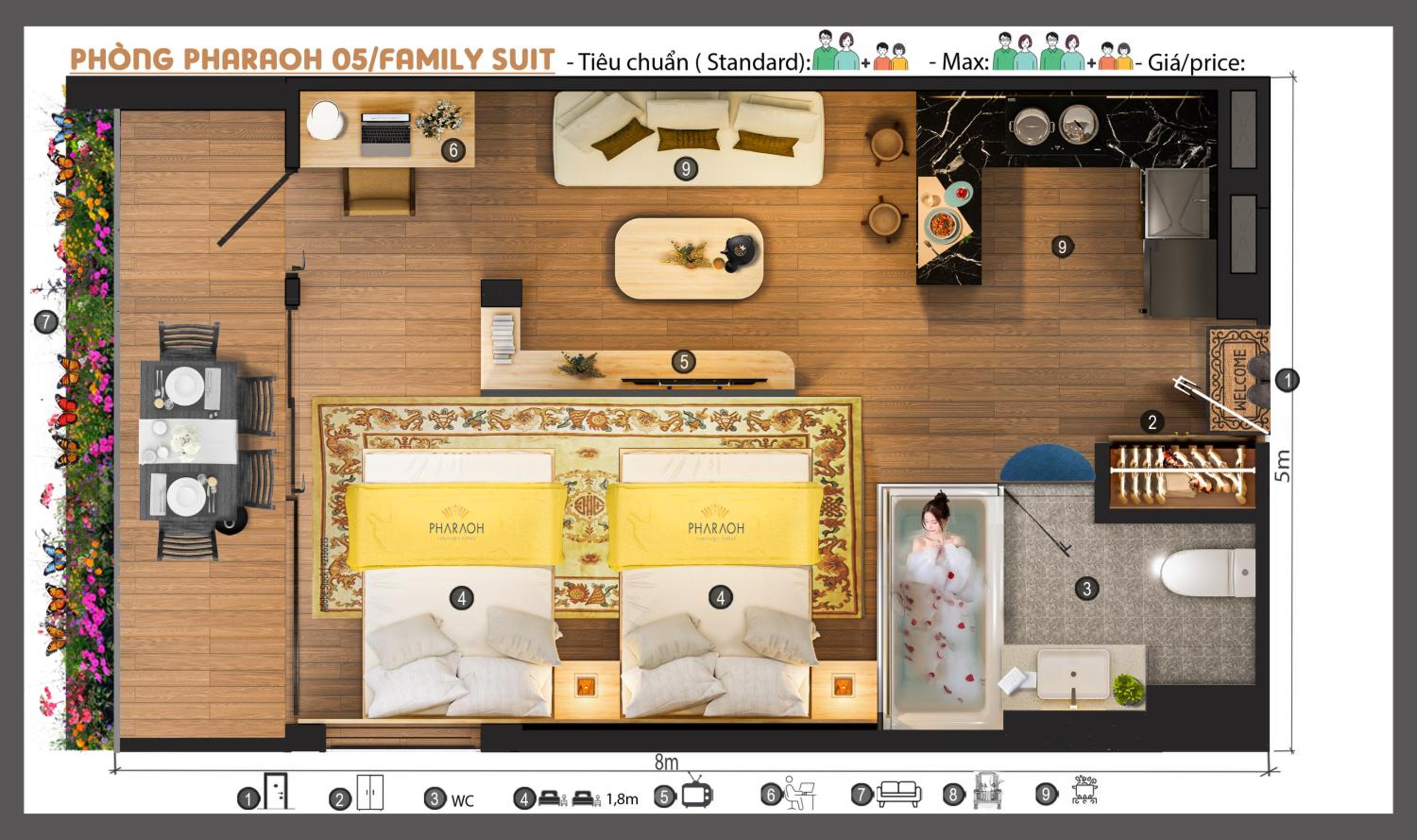 Family Suite with Balcony - Photo 11