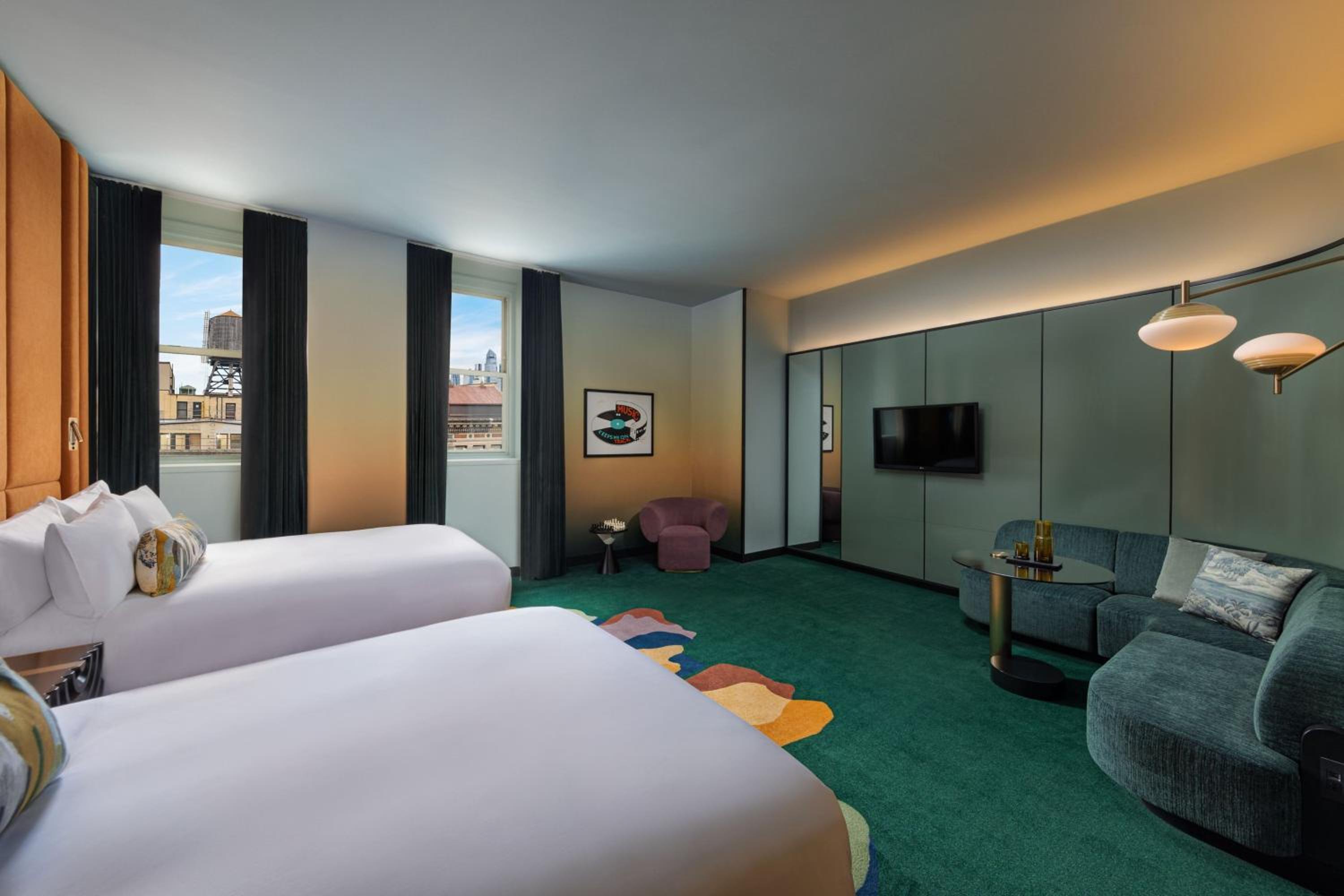 Studio Suite with Two Queen Beds and Park View