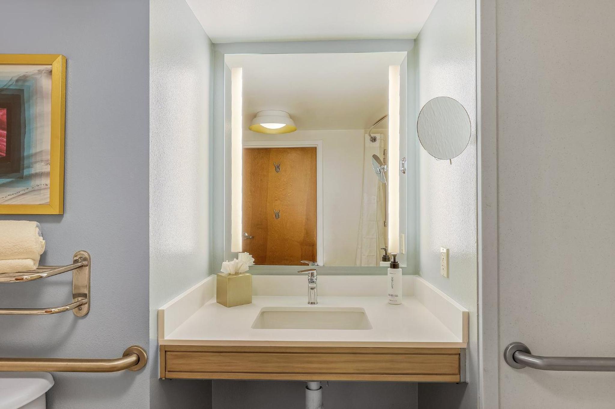 King Room - Hearing Accessible - Roll-in Shower - Photo 4