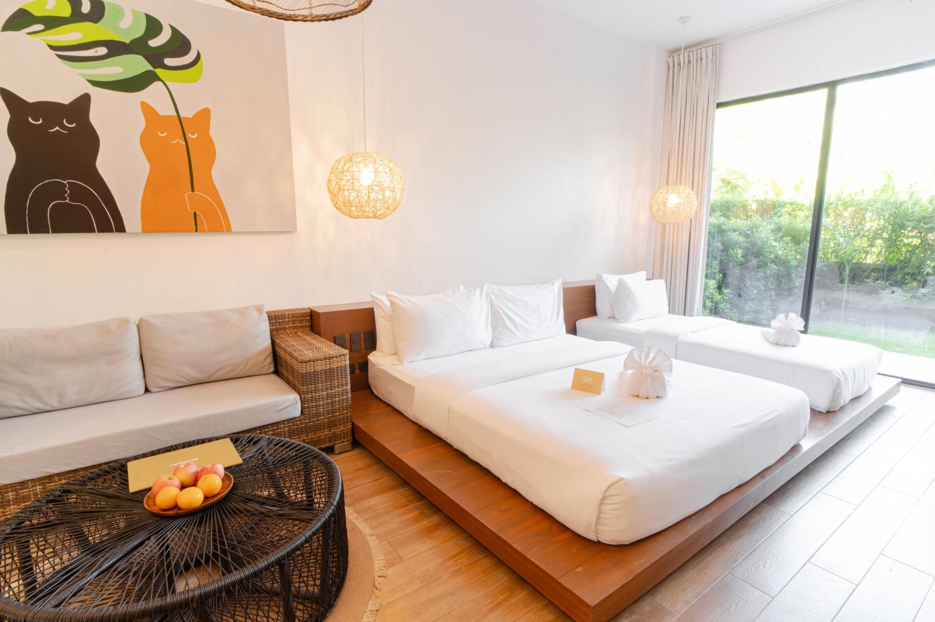 Deluxe Twin Room With Garden - Photo 12