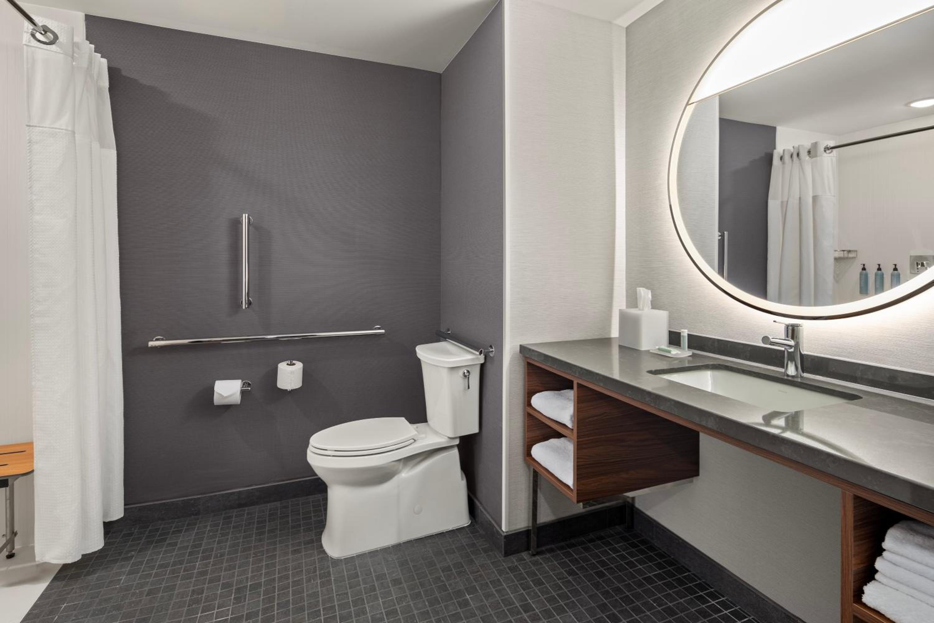 King Room with Sofa Bed and Roll-in Shower - Mobility Accessible