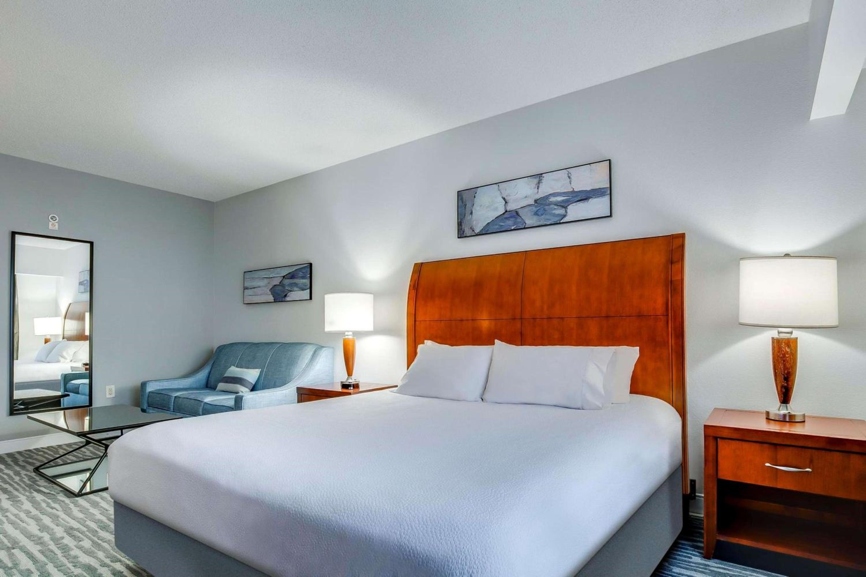 Deluxe King Room with Sofa Bed at Hilton Garden Inn Louisville-Northeast in Louisville