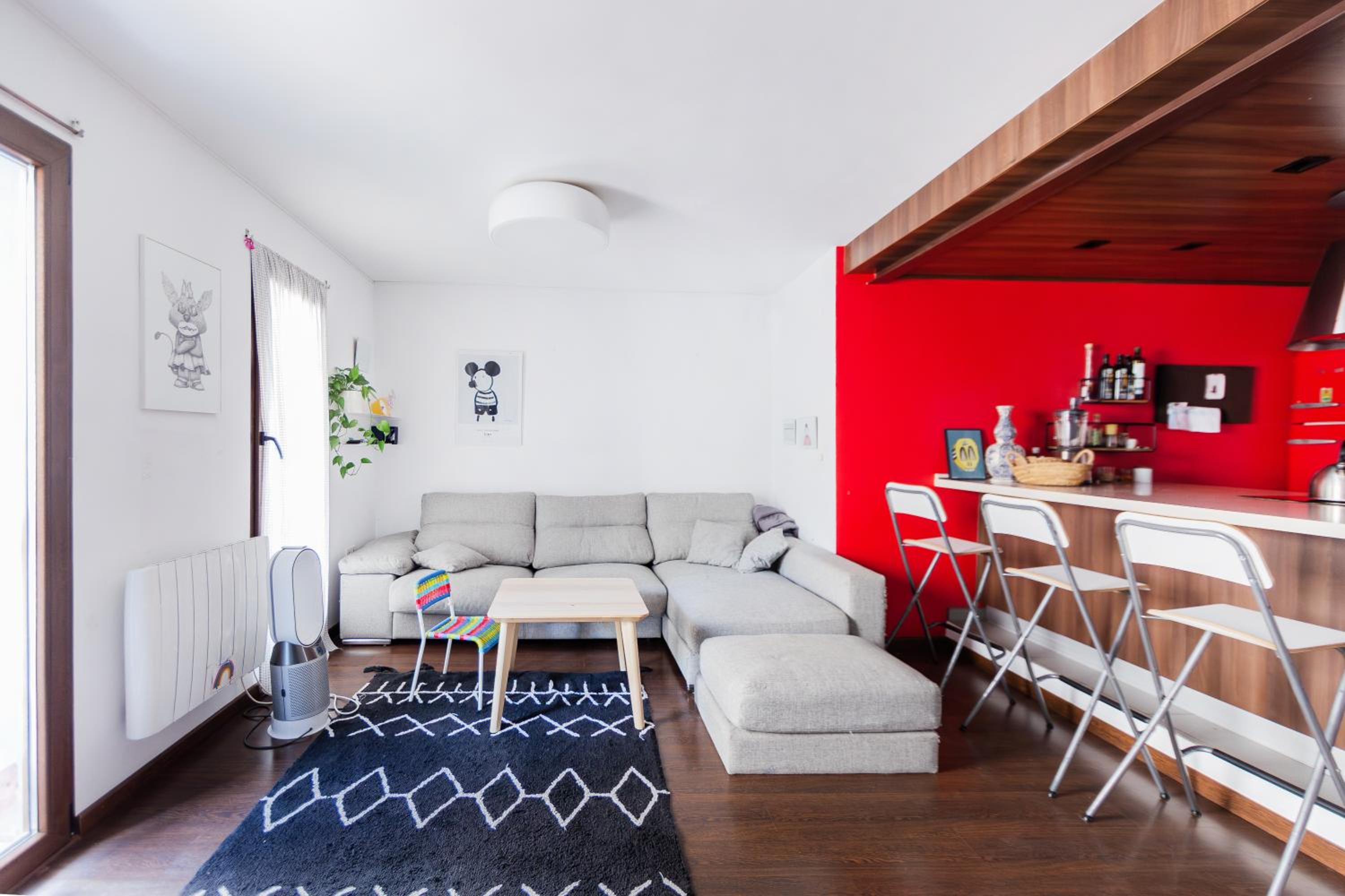 Casa de tres habitaciones