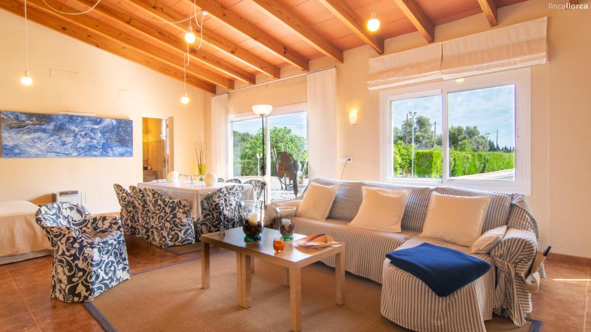 Villa con vistas al jardín