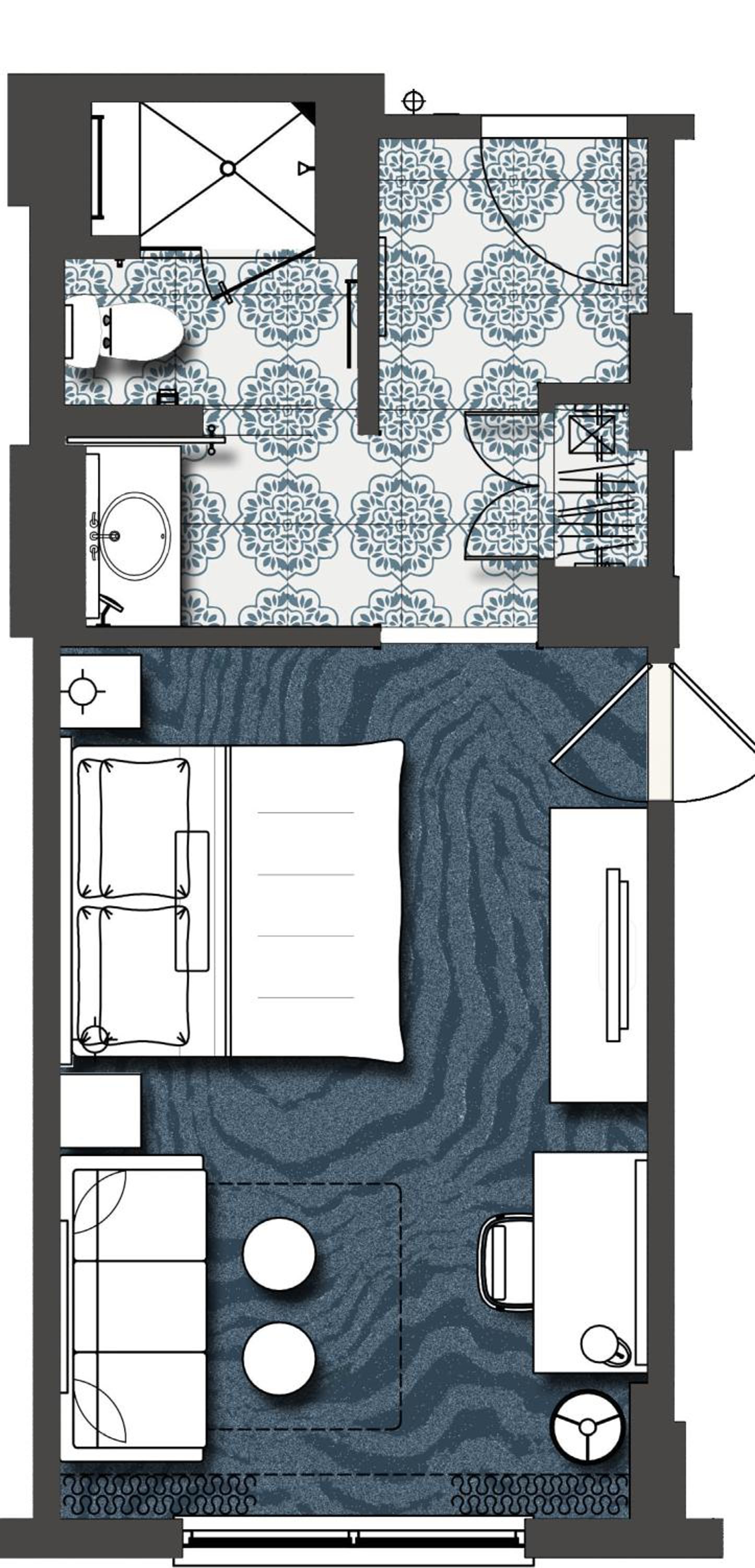 Pool View Room - King Bed (Includes Early Park Admission*)
