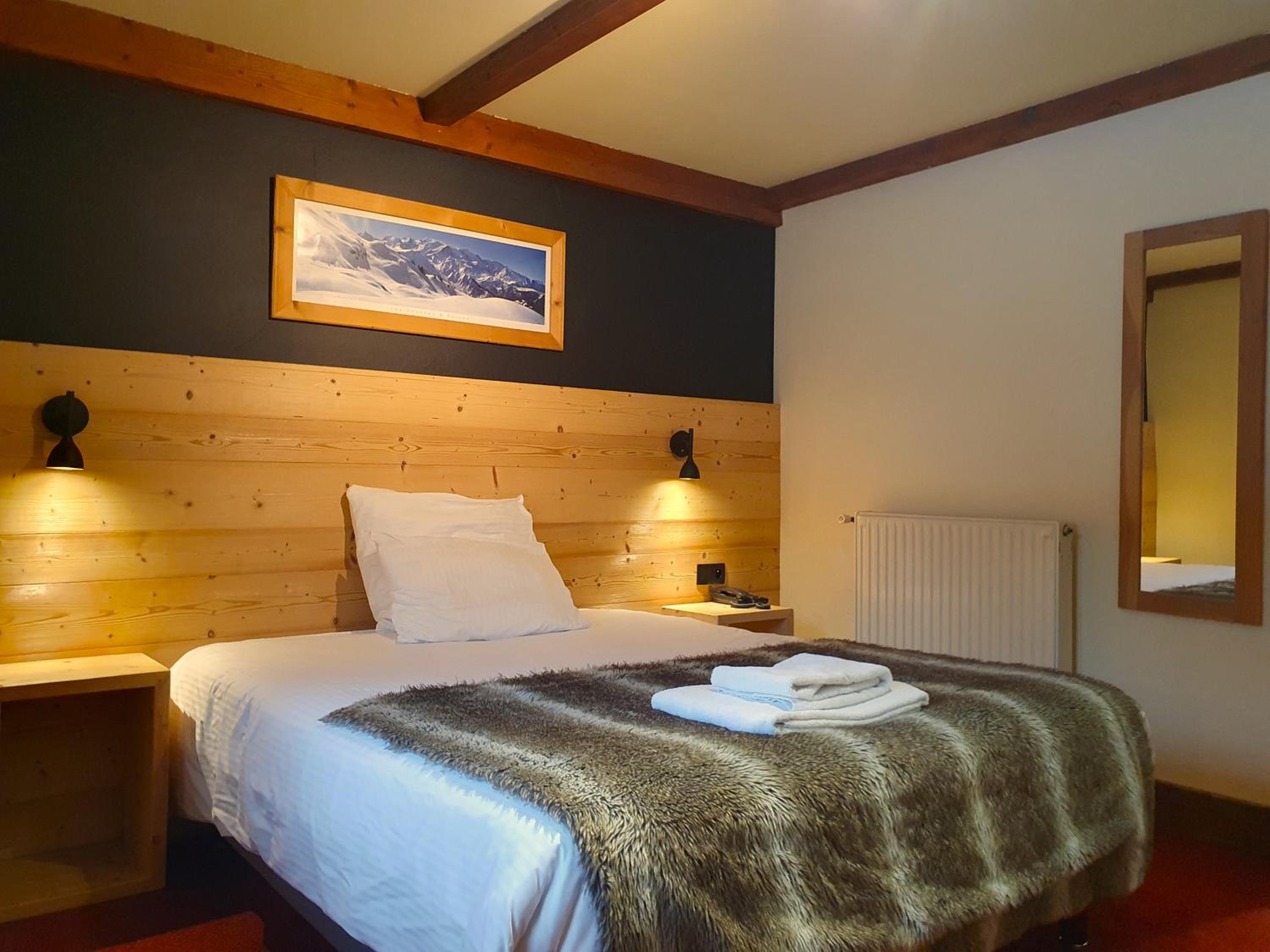 Double room garden access Mont Blanc side