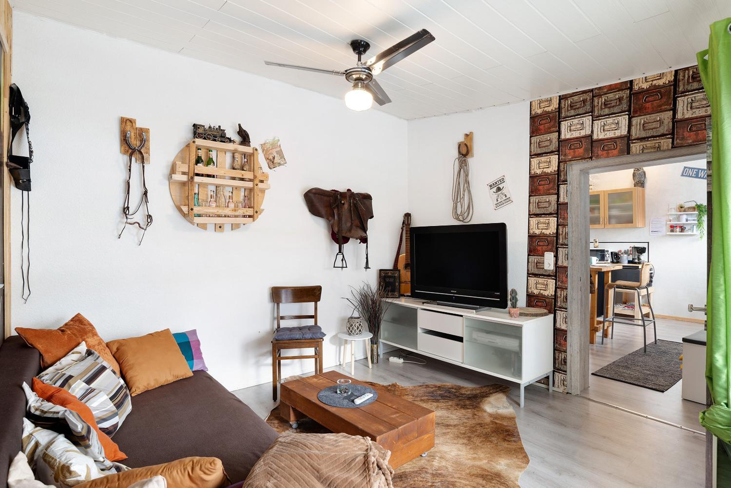 One-Bedroom Apartment with Garden View