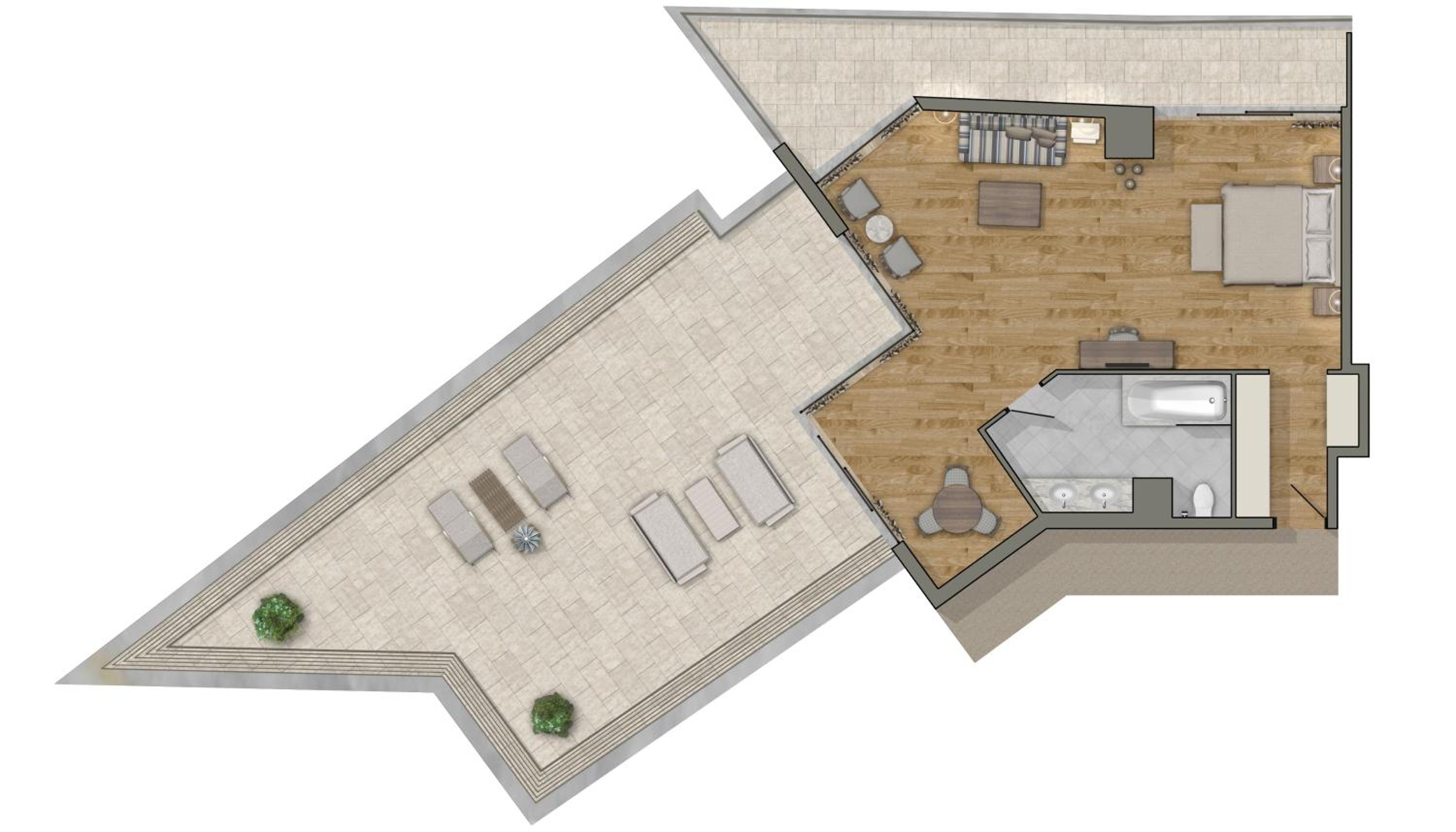 Mythica Penthouse Suite, Sea View