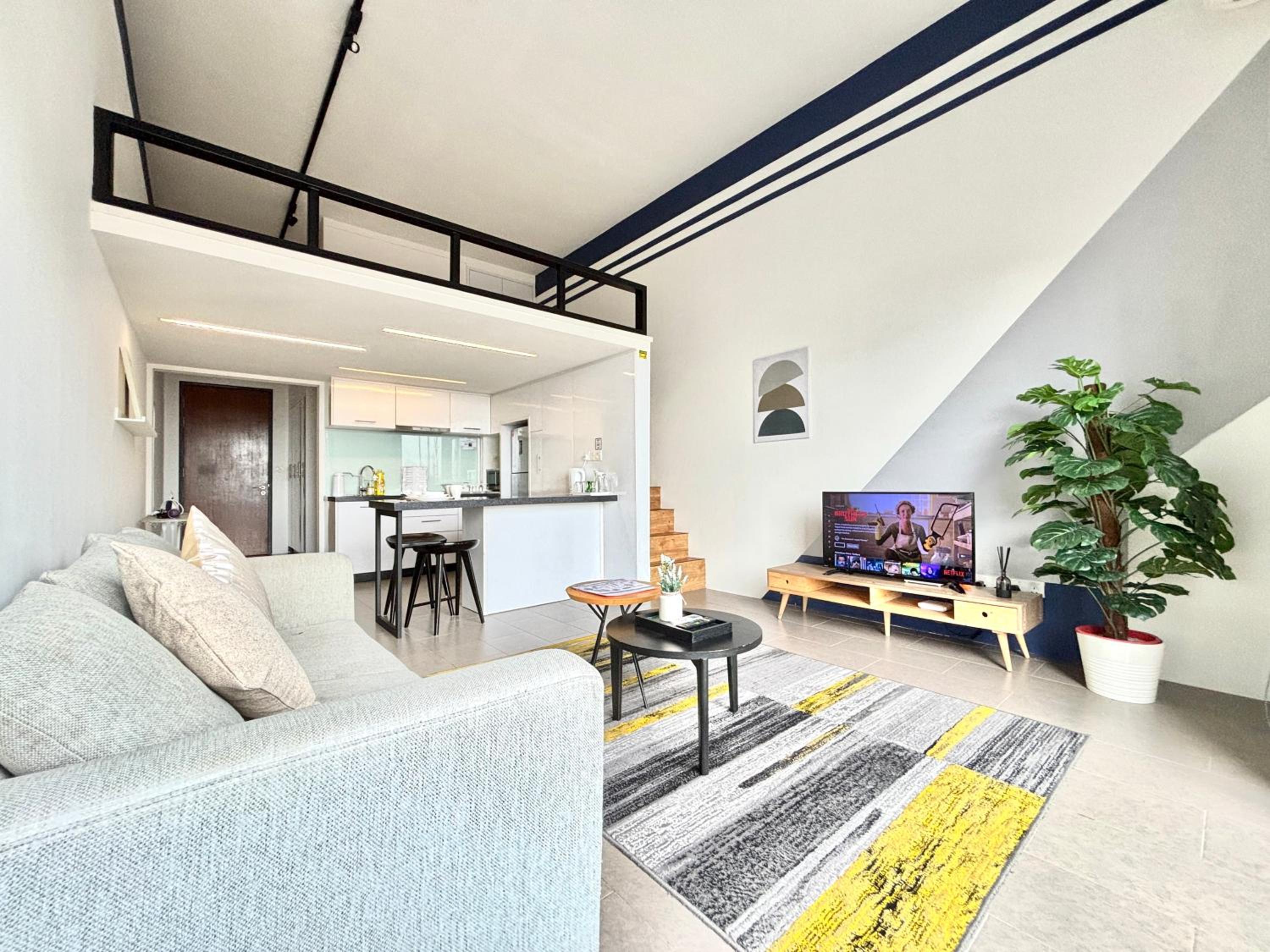 Studio with Balcony