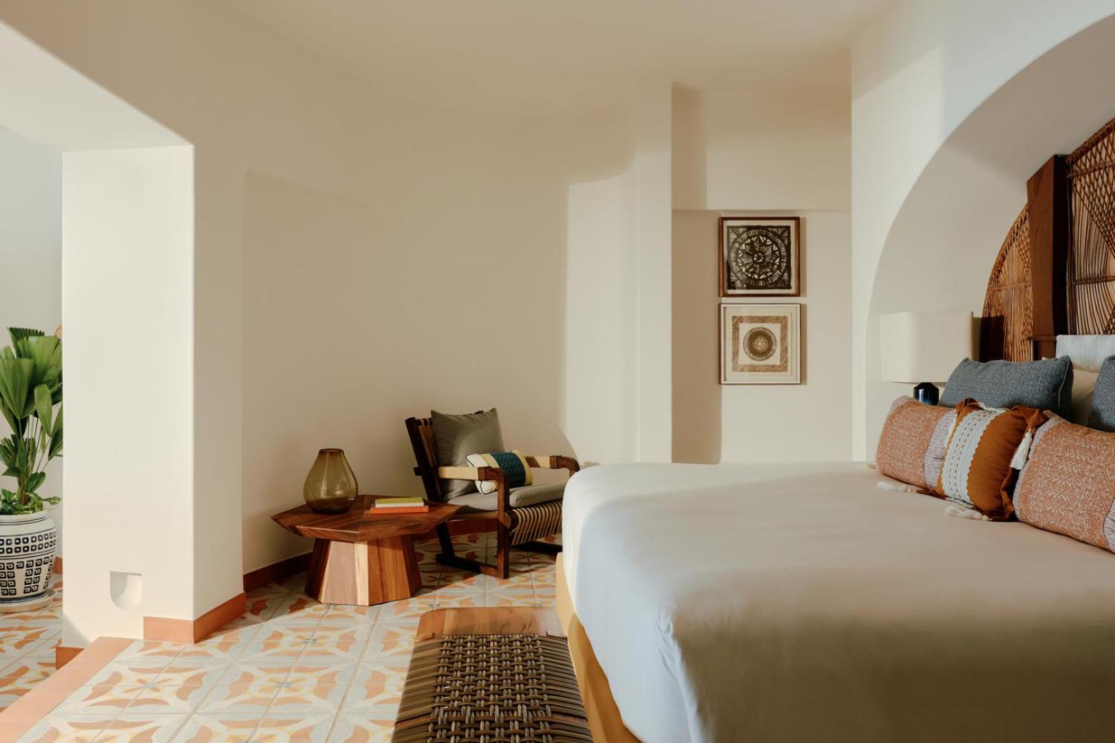 Suite con piscina de inmersión en el océano