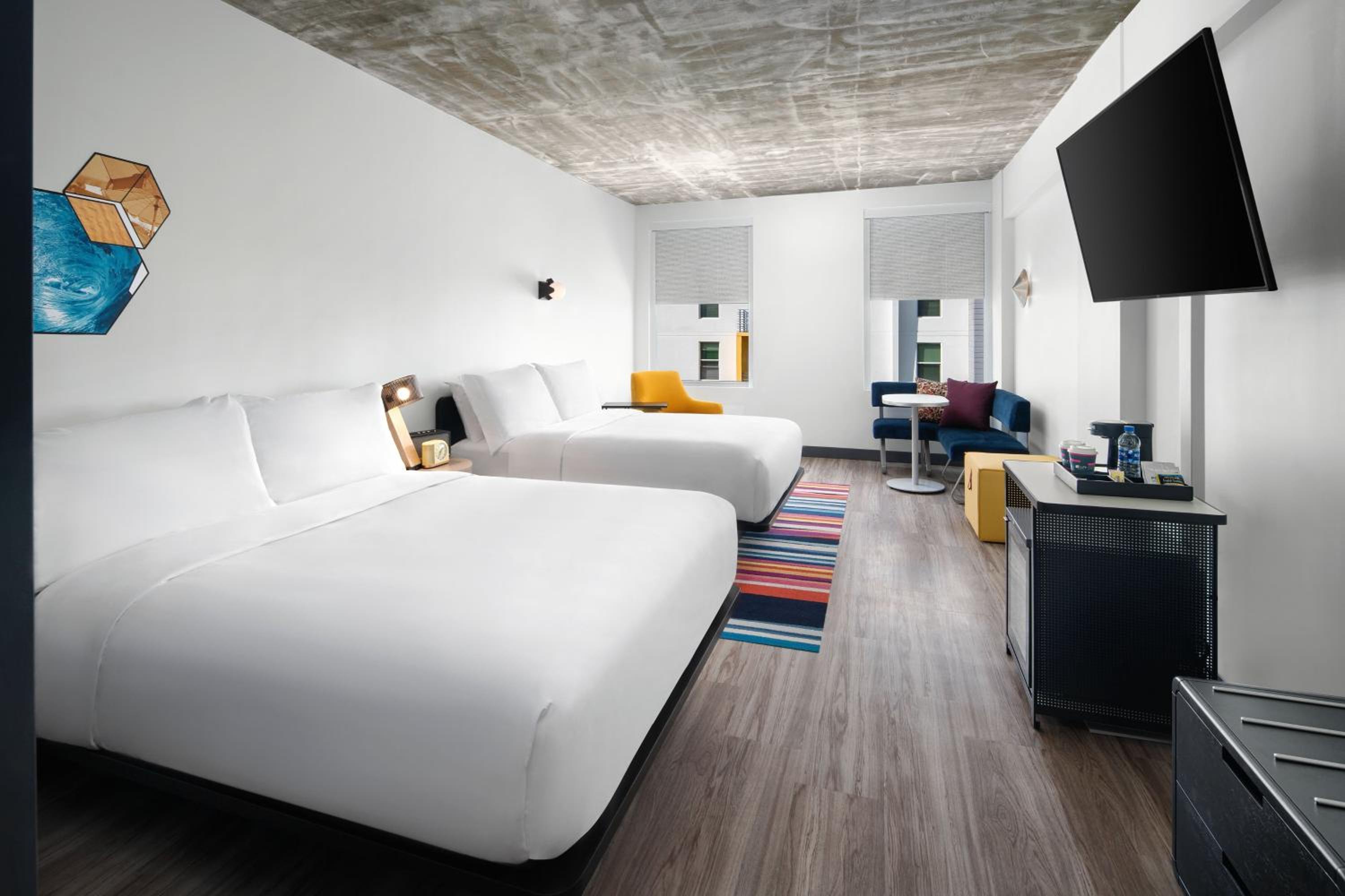 Gästezimmer, 2 Queensize-Betten, Küstenblick