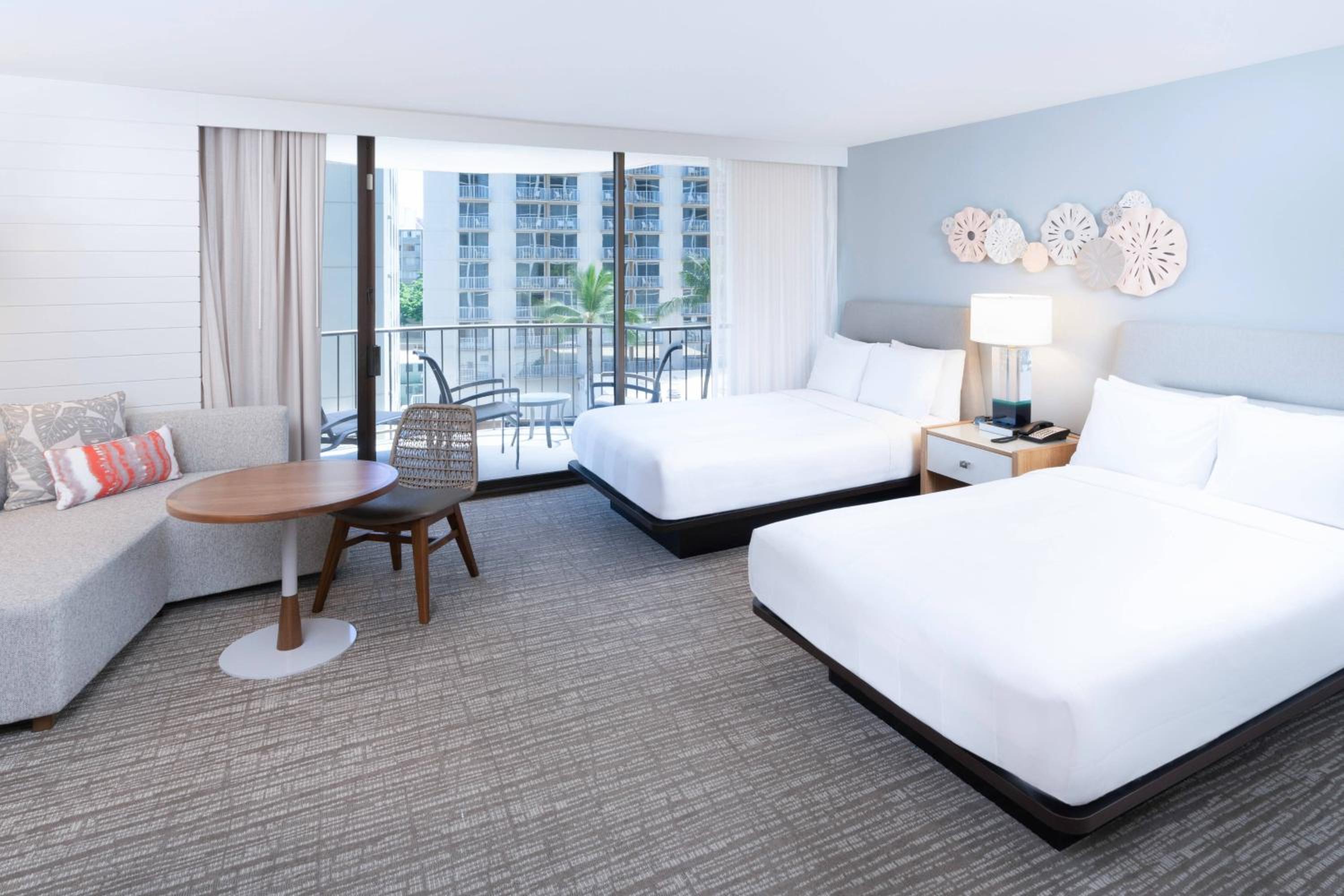 Premium Ocean View, Guest room, 2 Double, Kealohilani Twr