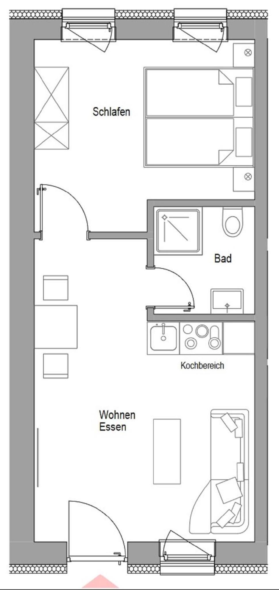 One-Bedroom Apartment photo 2