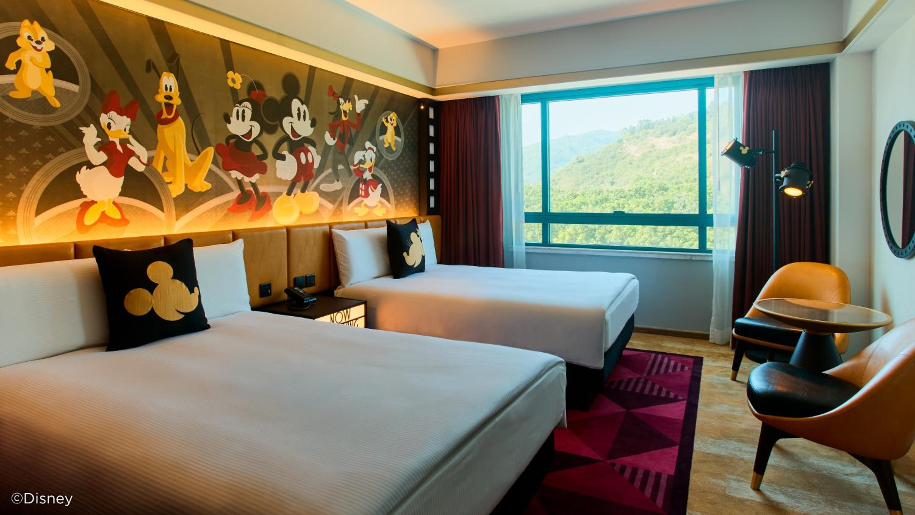 "Mickey and Friends" Deluxe Room with King Bed or Two Double Beds photo 1