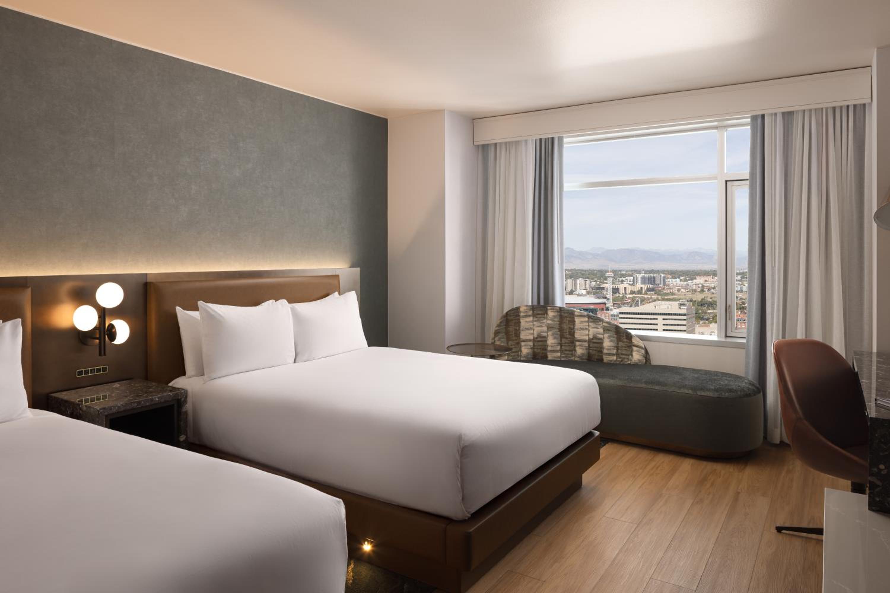 Queen Room with Two Queen Beds and Mountain View