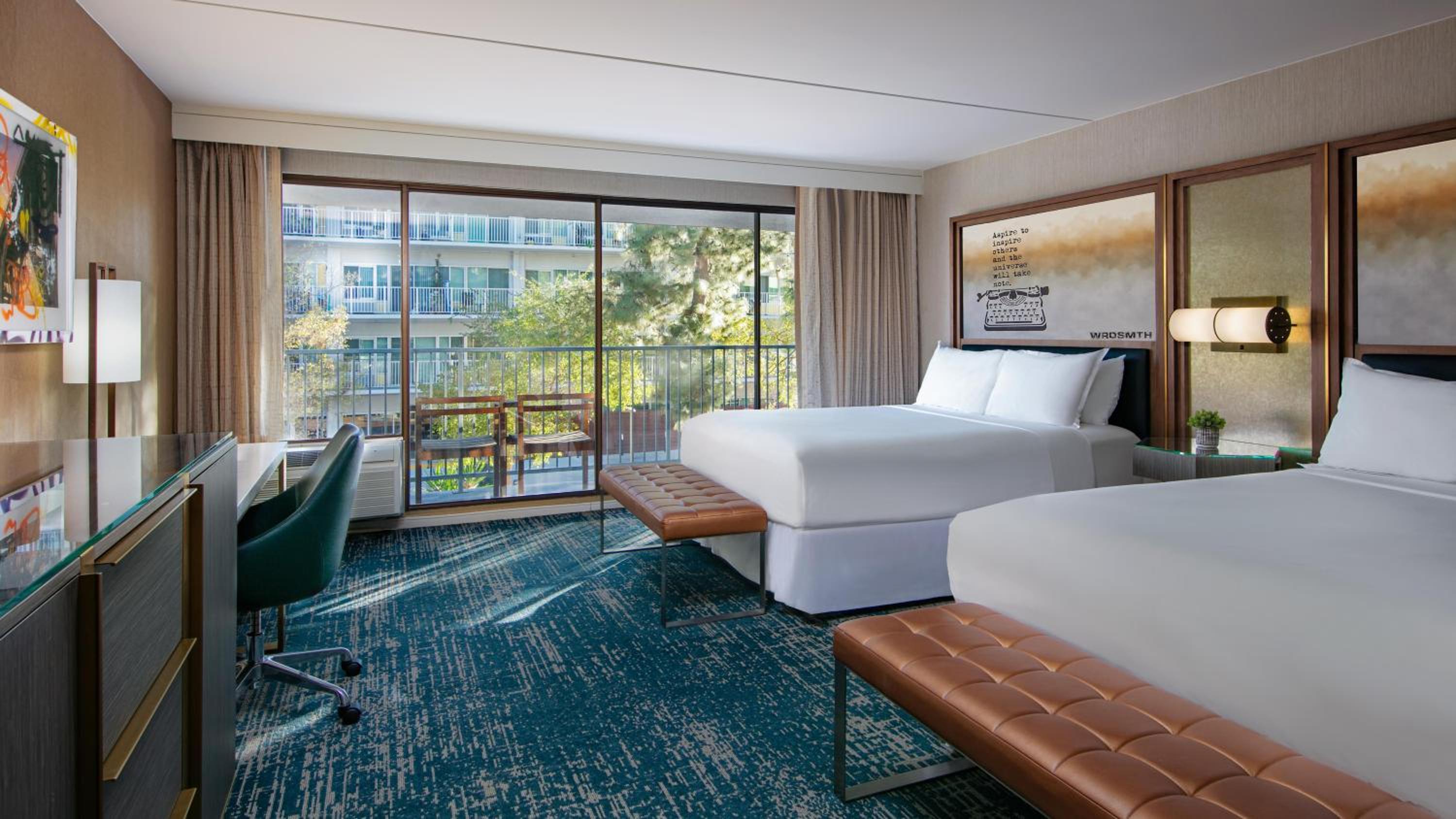 Deluxe Queen Room with Two Queen Beds and Balcony - Photo 1