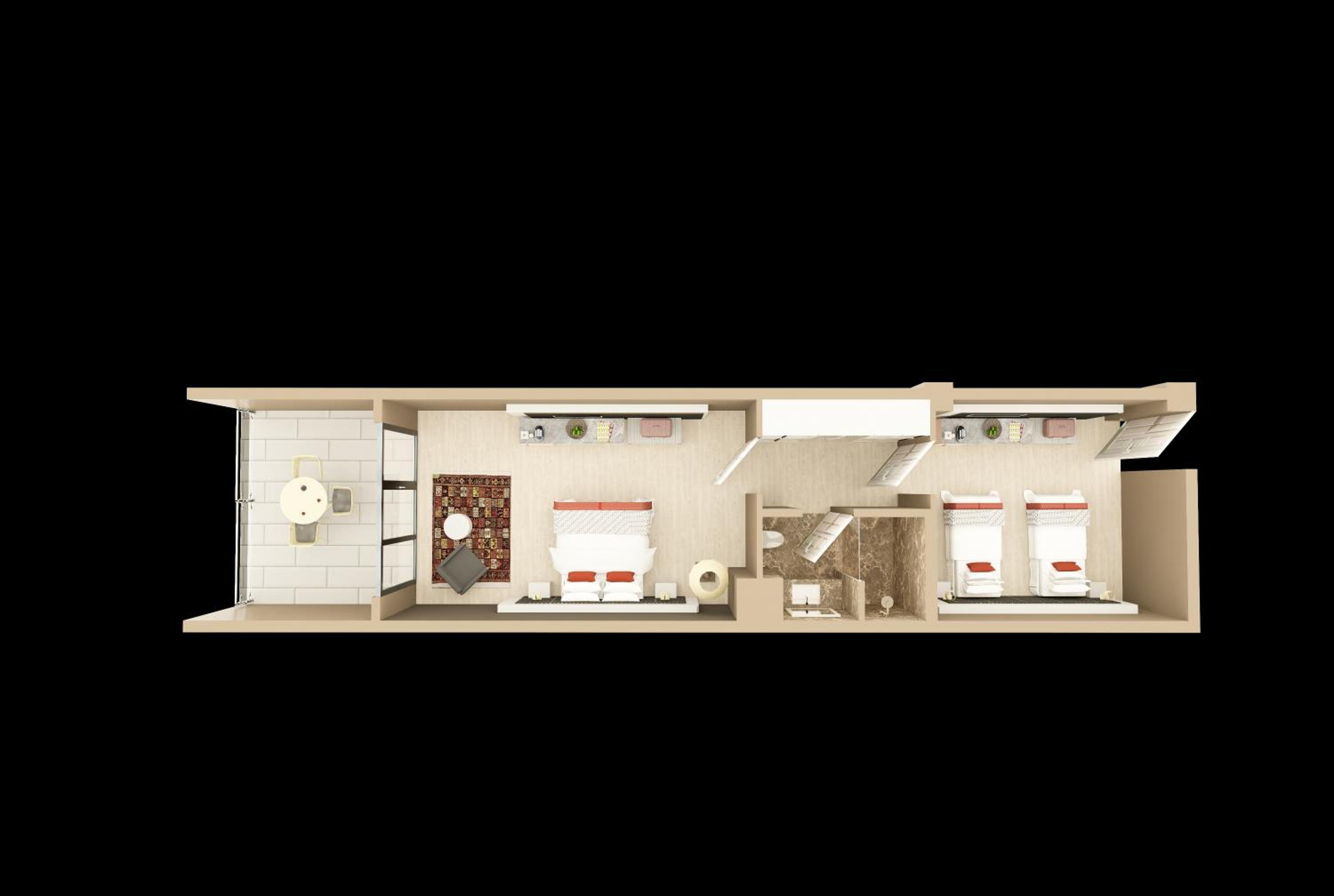 Quadruple Room with Sea View - Photo 8