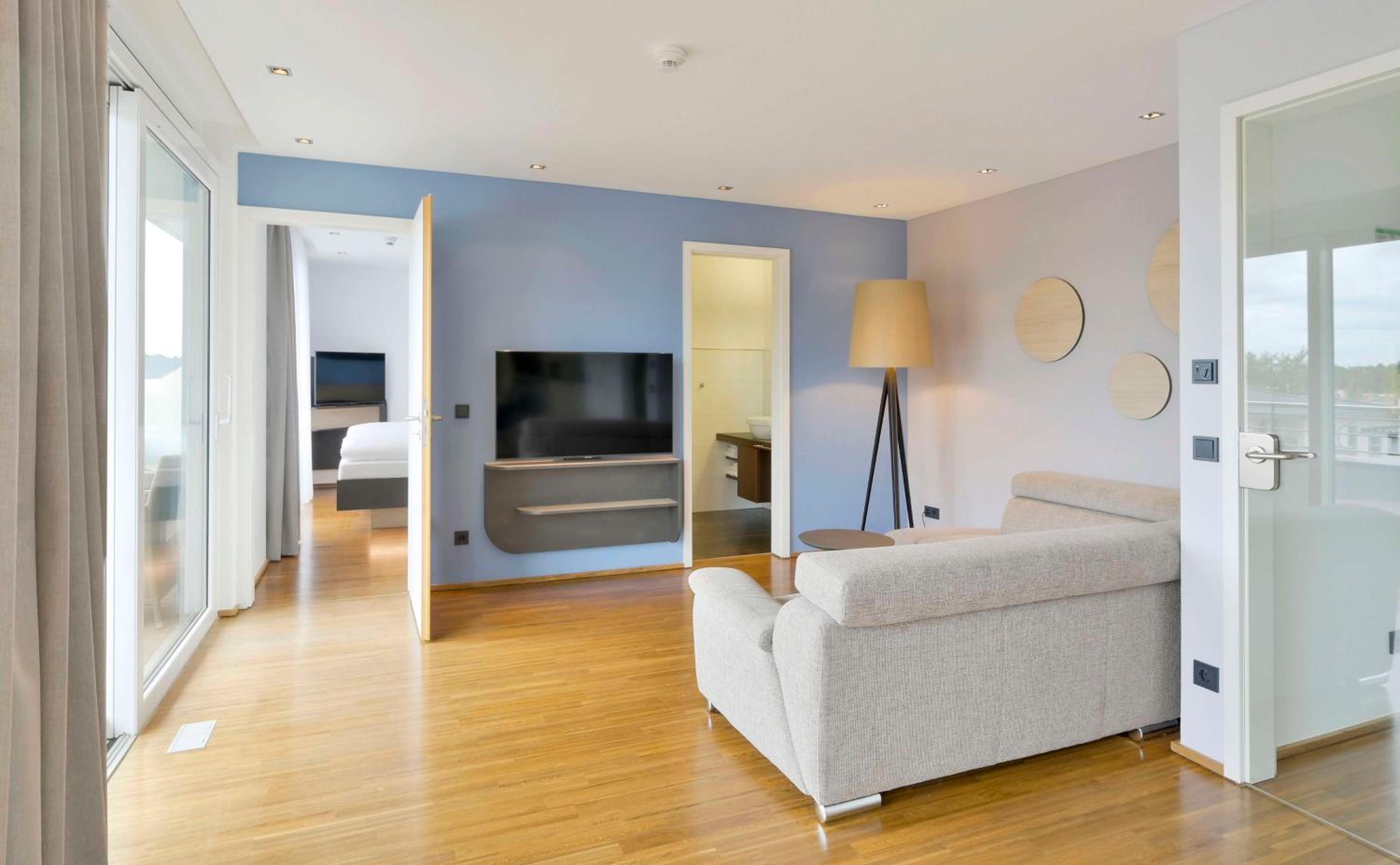 Three-Room Apartment with Double Bed and Balcony - Non-Smoking - Photo 12