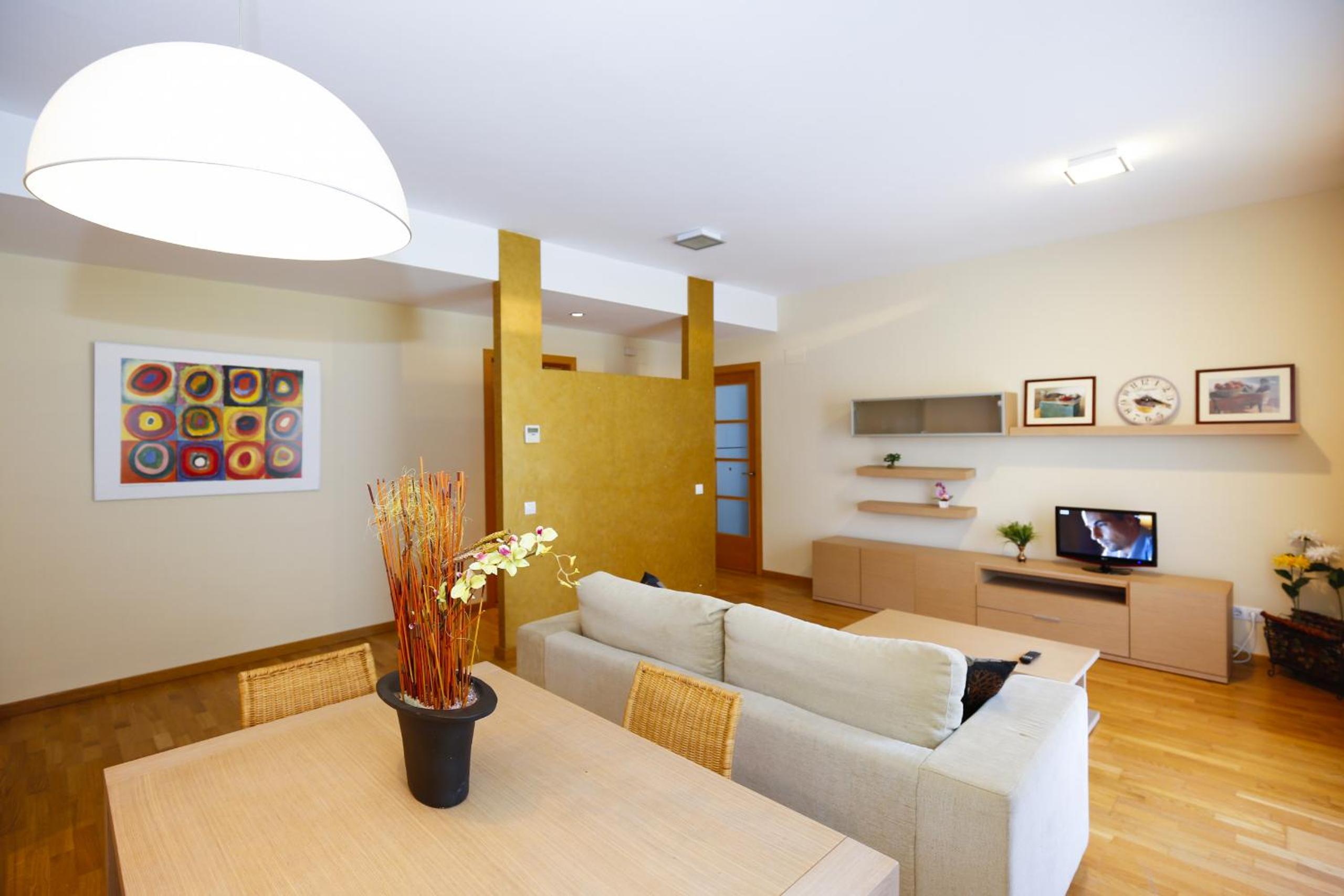 Apartamento con vista al jardín