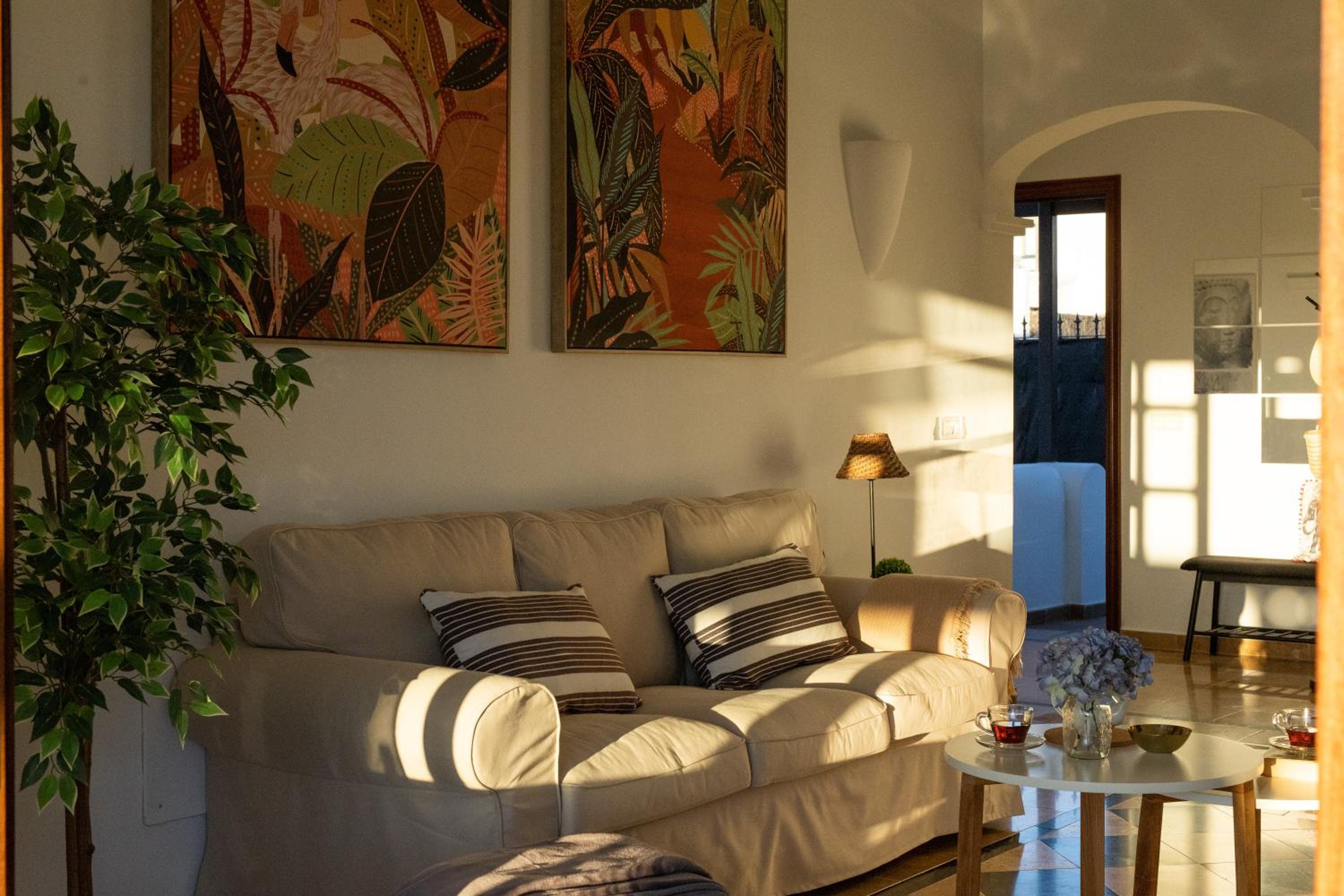 Villa con vistas al jardín
