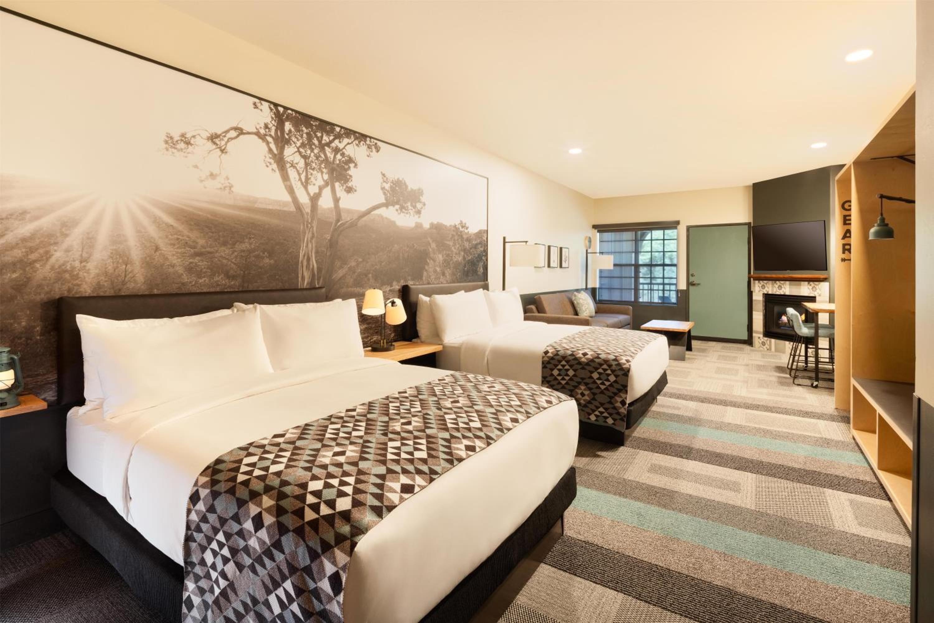 Junior Suite with Two Queen Beds and Patio