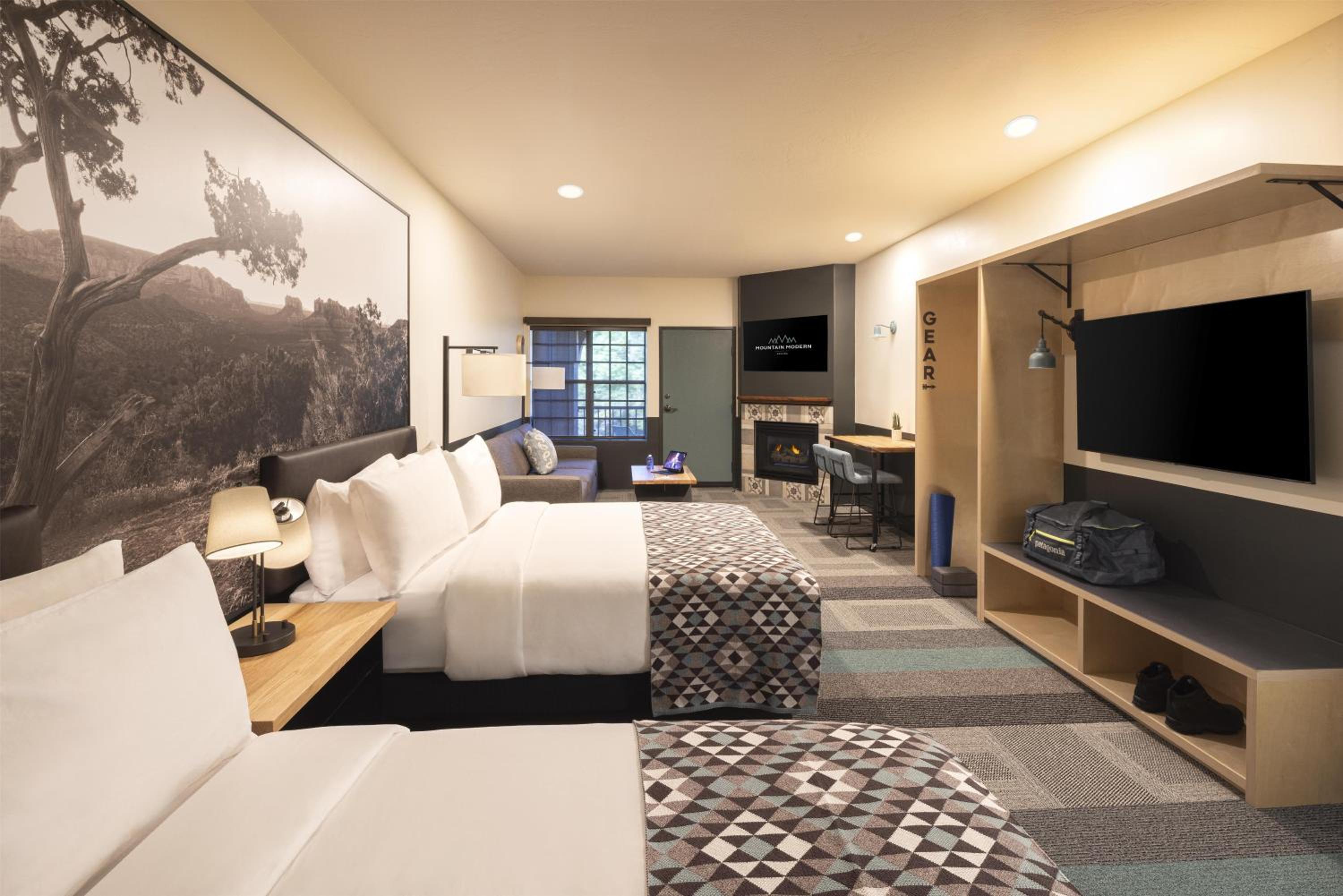 Junior Suite with Two Queen Beds and Patio
