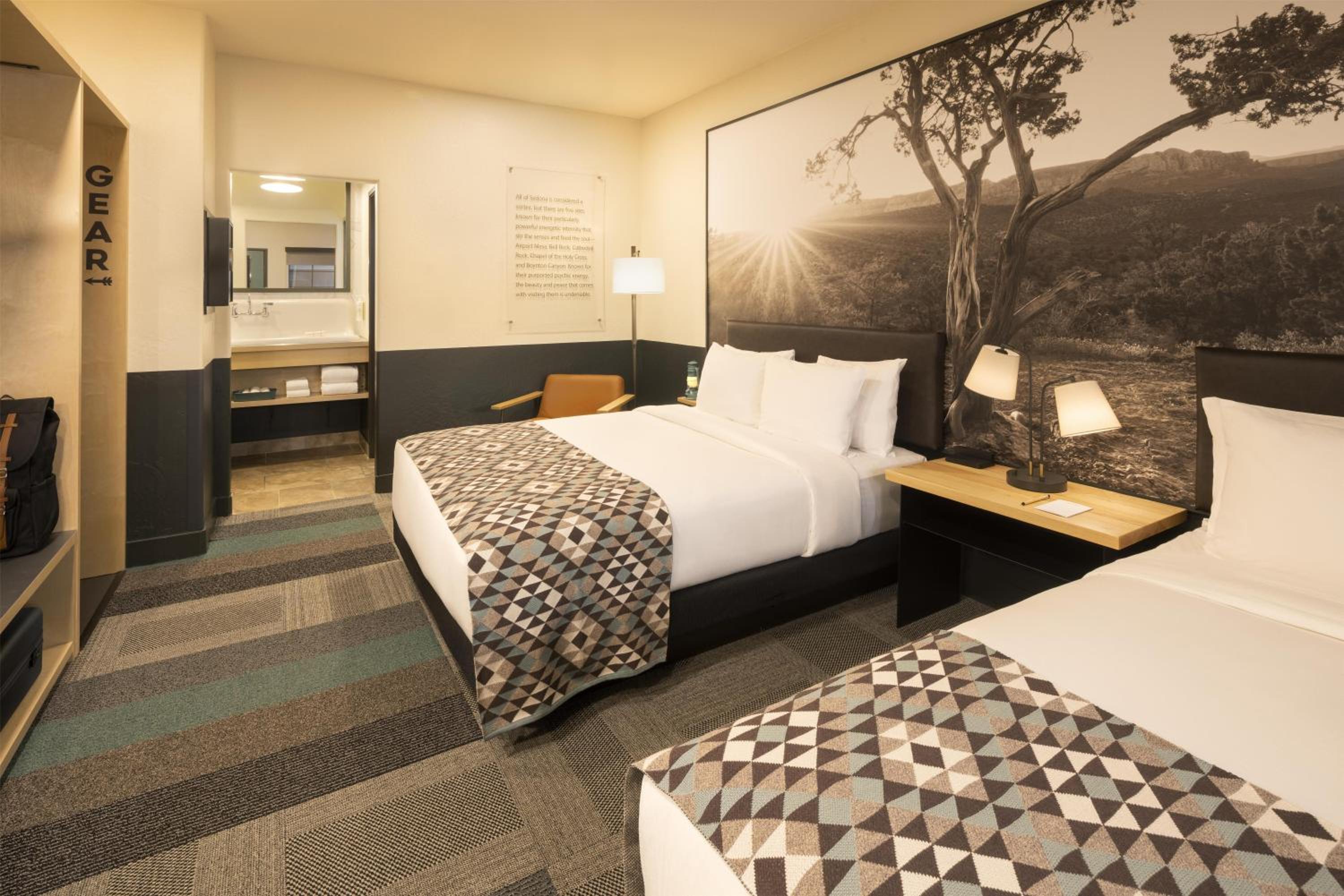 Queen Room with Two Queen Beds and Roll-In Shower - Mobility Access