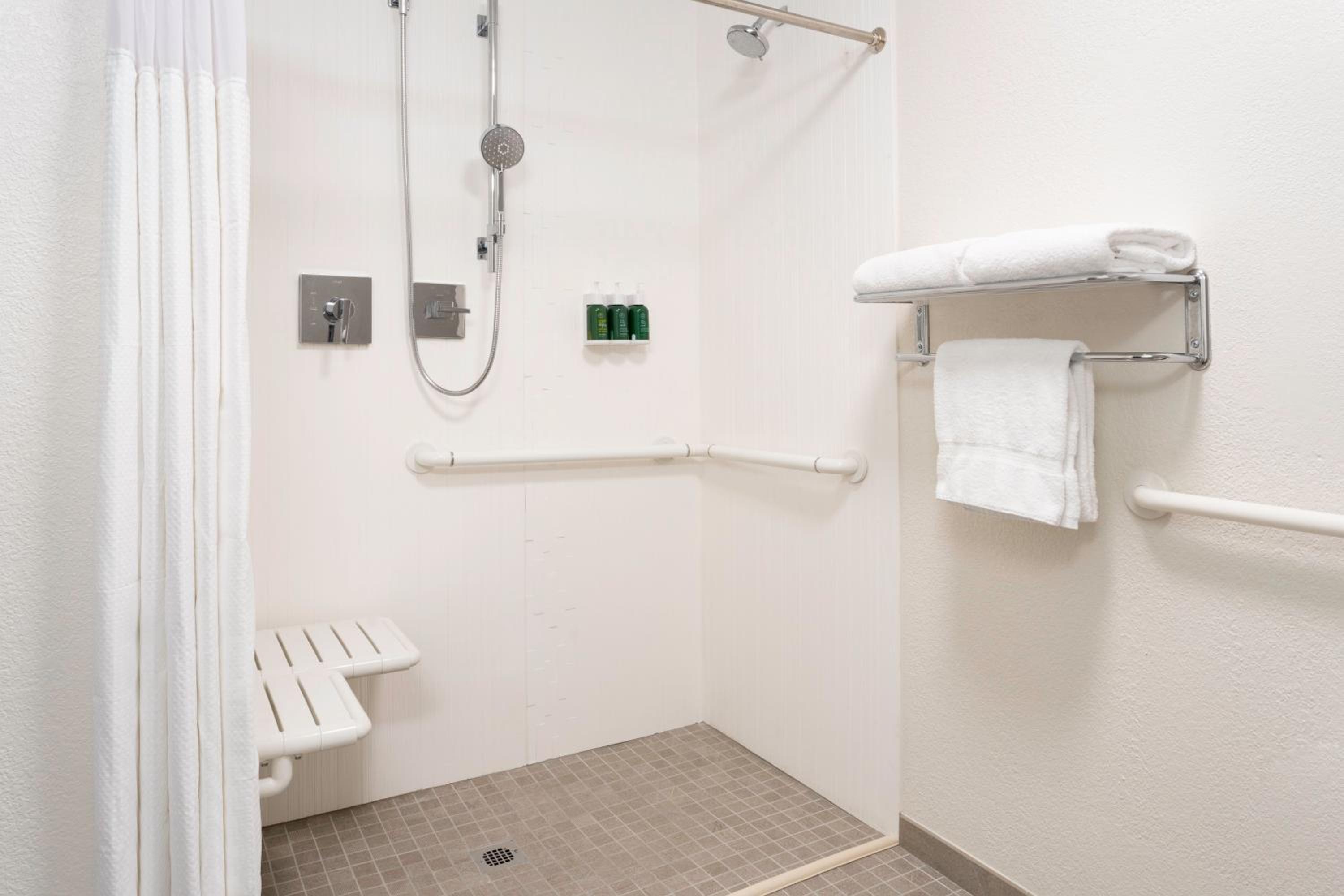 King Room with Sofa Bed and Roll-in Shower - Mobility and Hearing Accessible