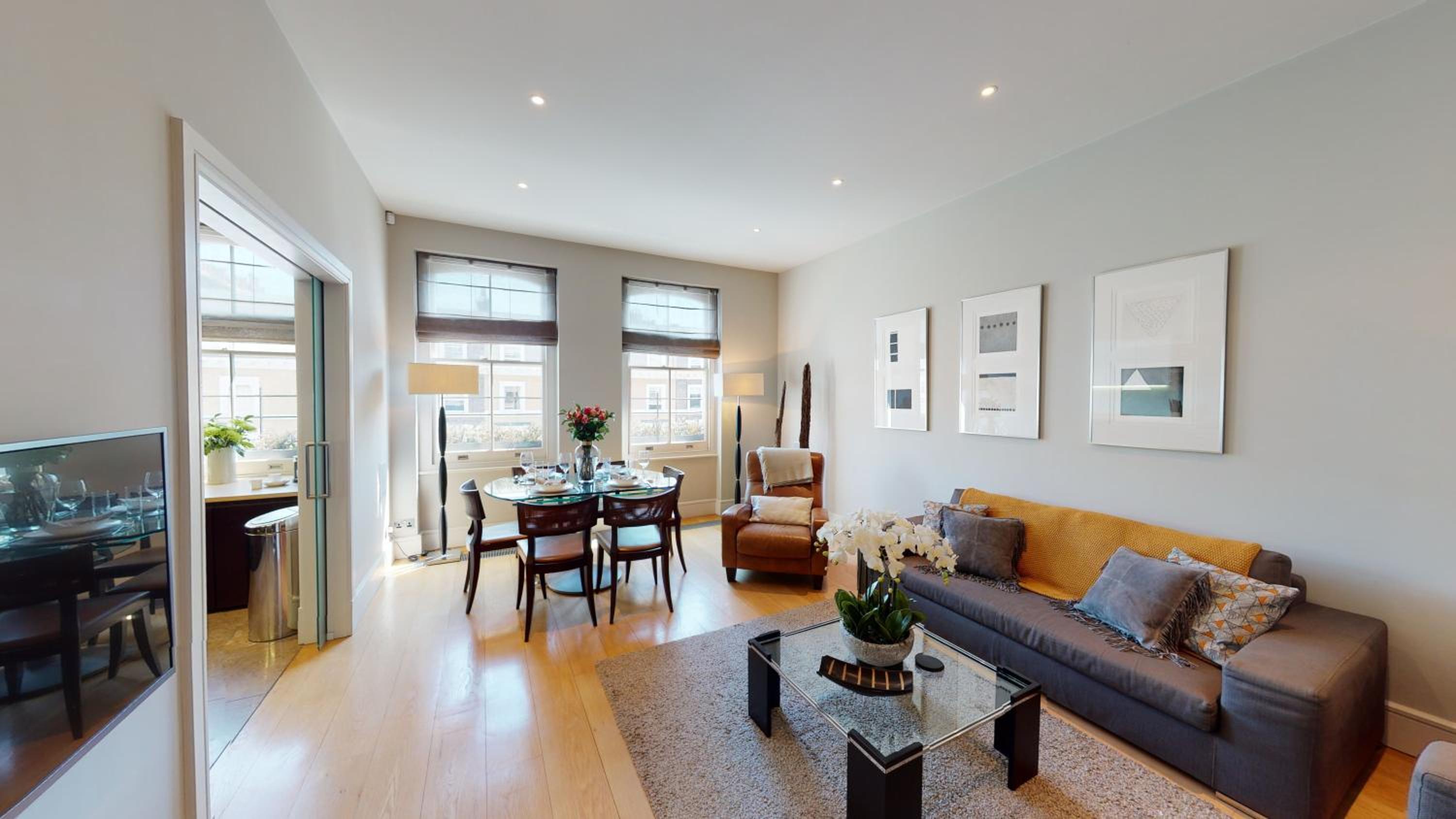 One-Bedroom Apartment with Garden View