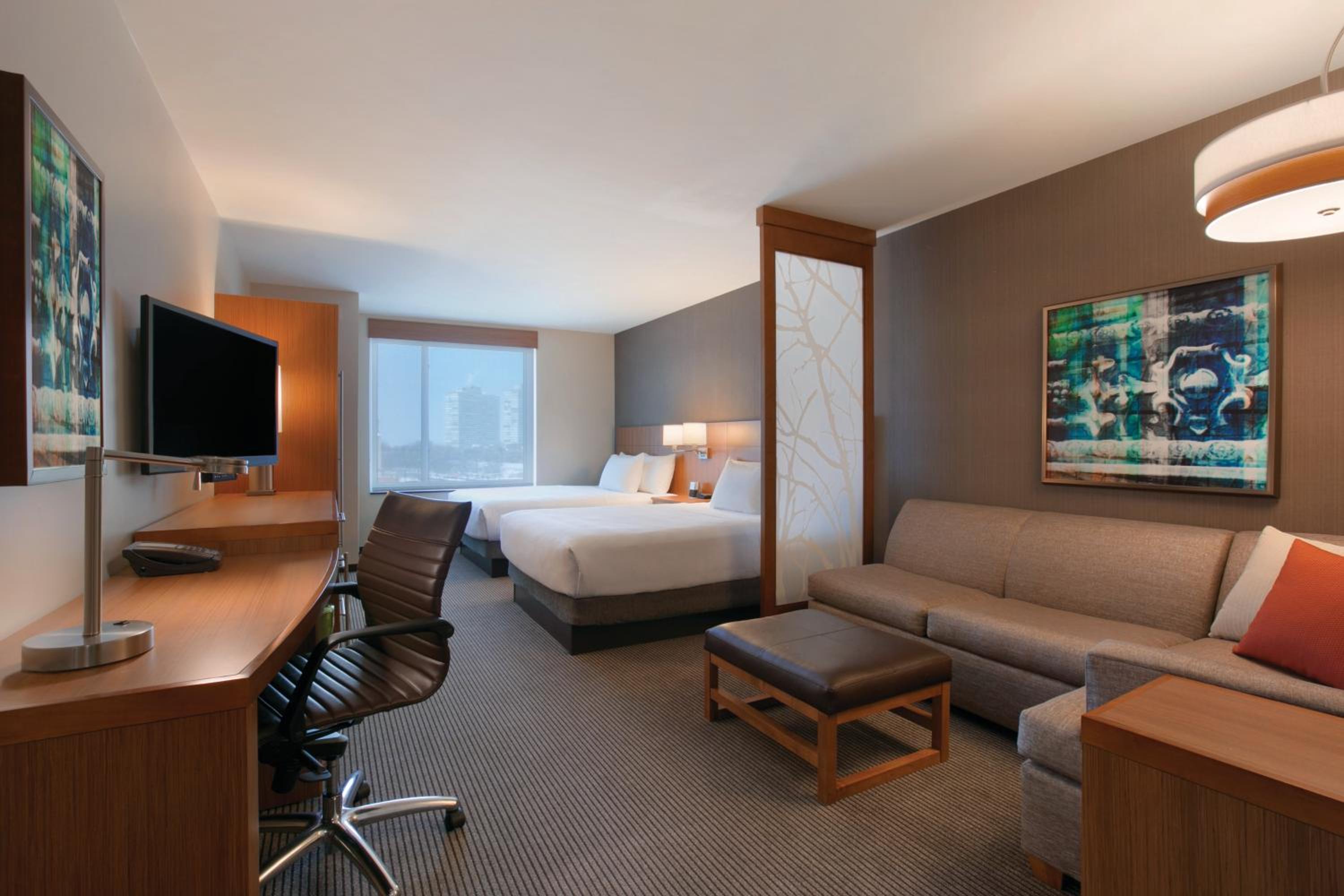 Queen Room with Two Queen Beds and Sofa Bed