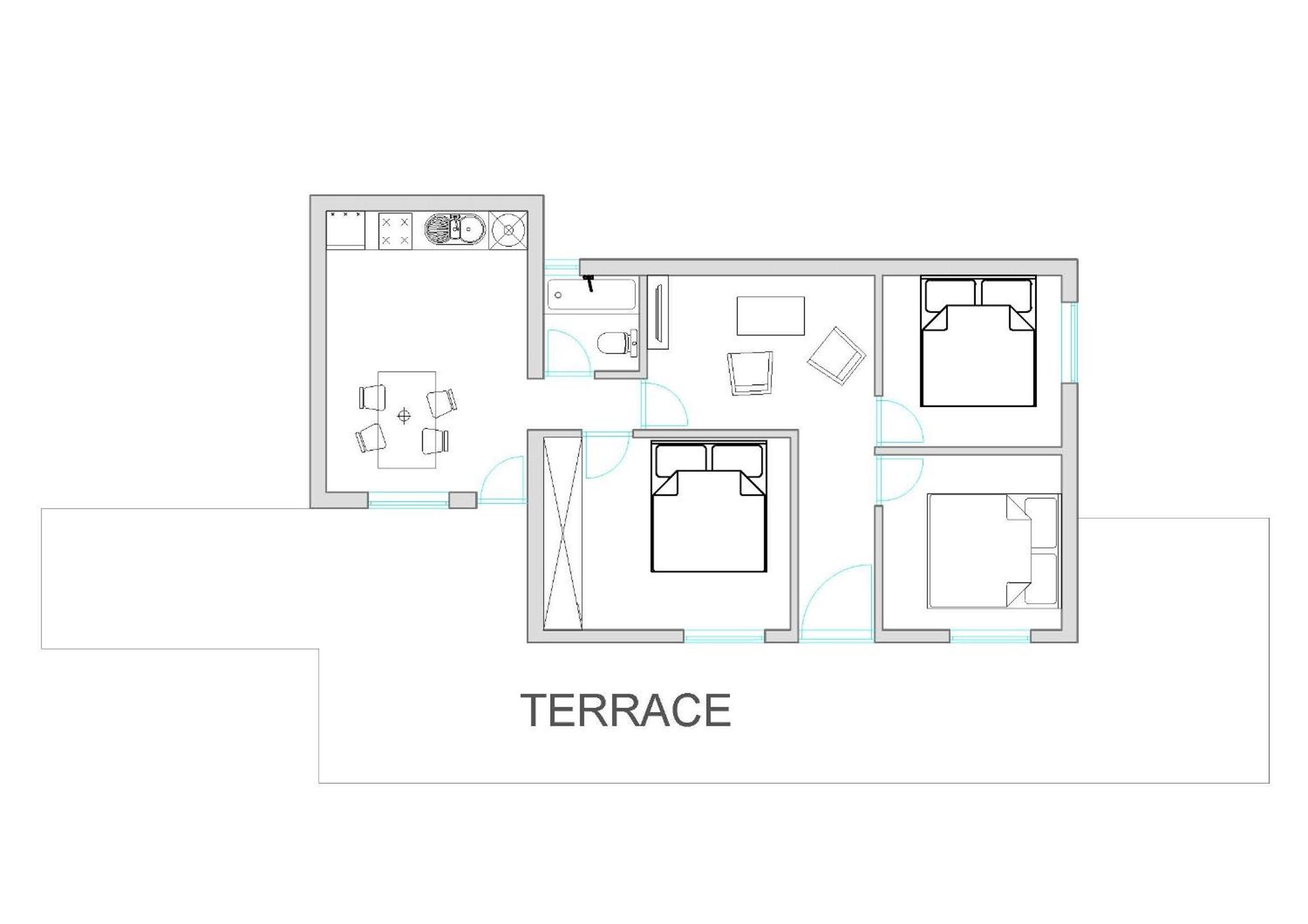 Three-Bedroom House photo 2