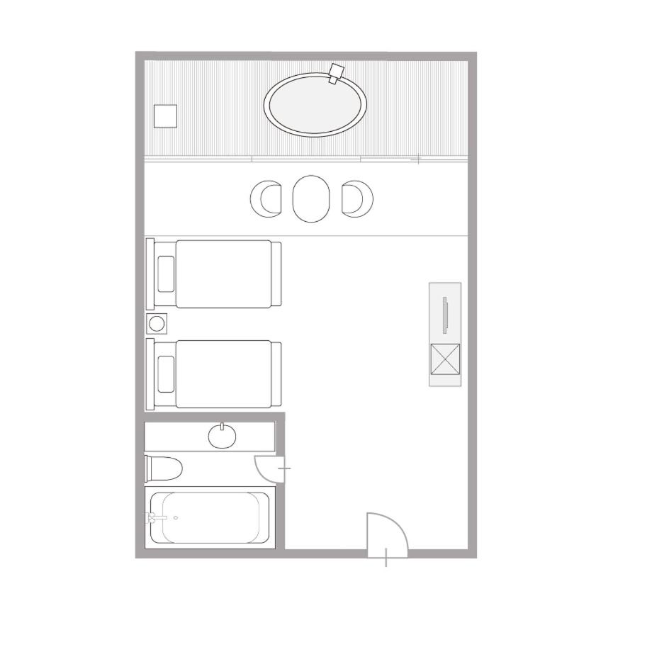 Deluxe Twin Room with Open-Air Bath - Photo 6