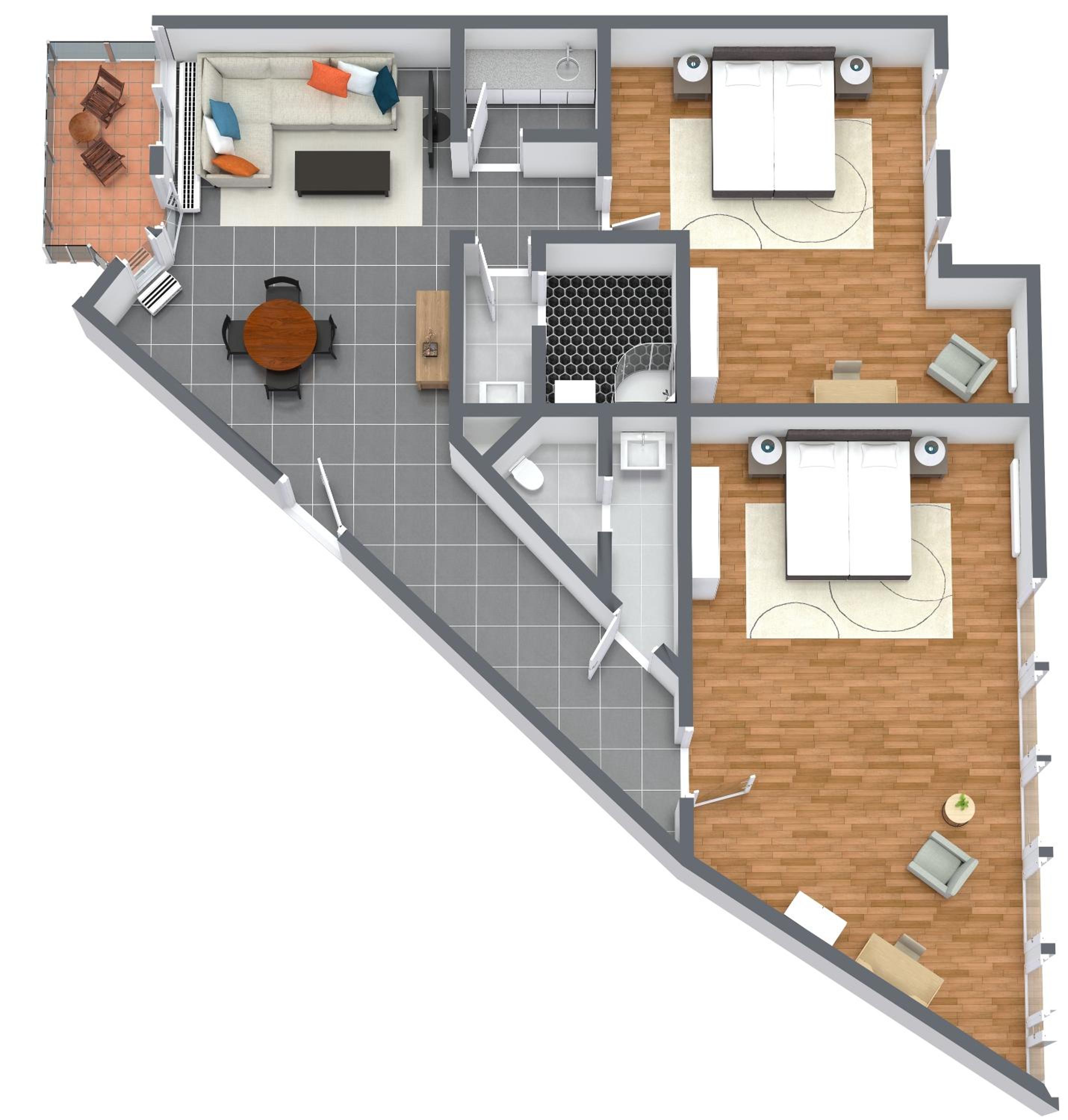 Two-Bedroom Apartment photo 3