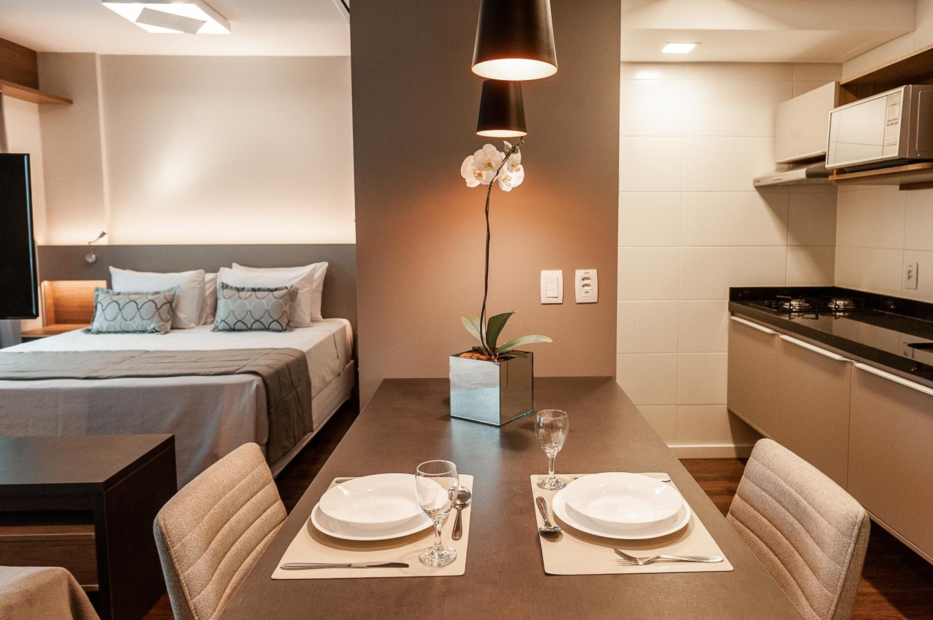 Studio Casal King com sofá-cama