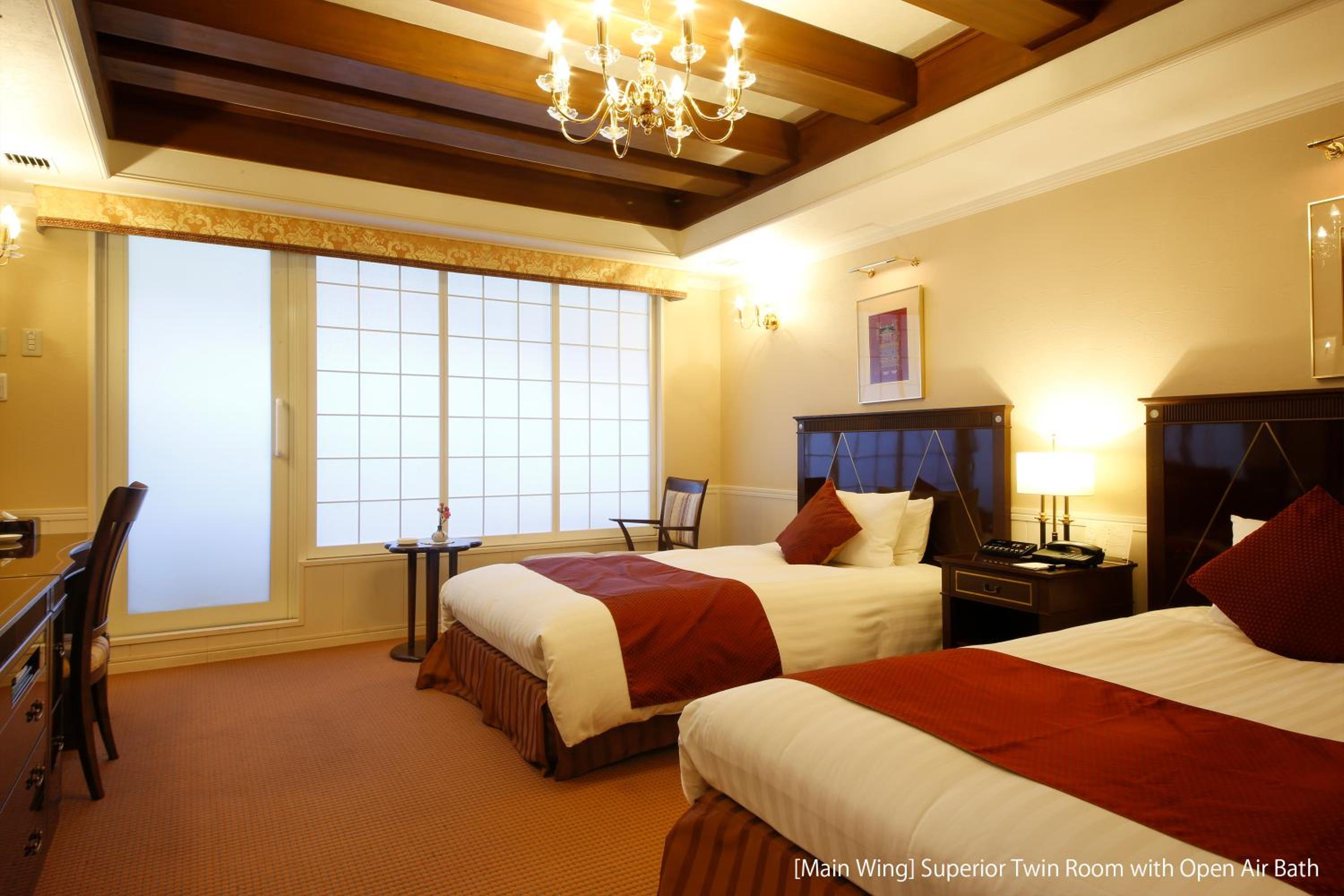 Superior Twin Room with Open Air Bath - Non-Smoking - Main Wing - Photo 1