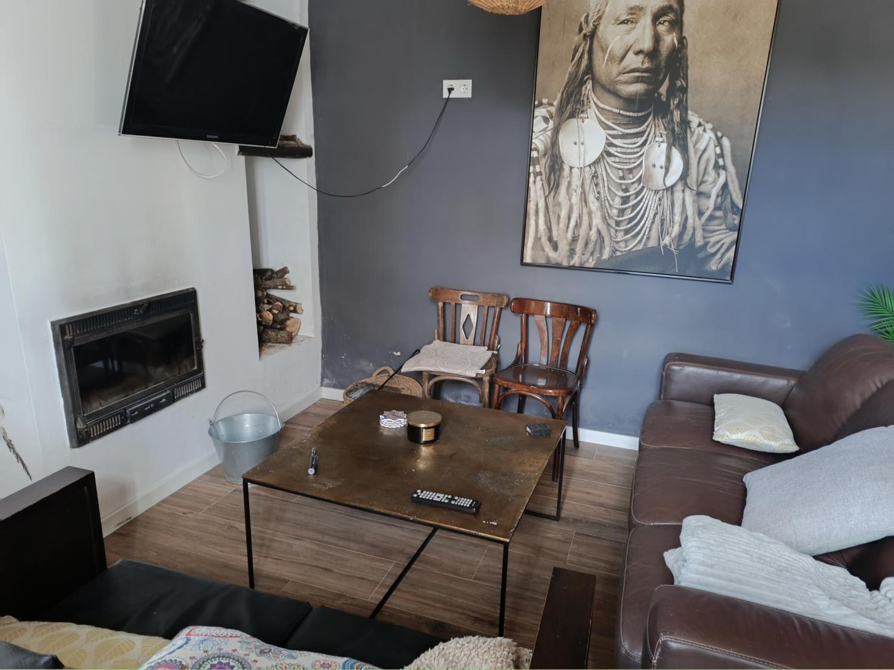 Casa de cuatro habitaciones