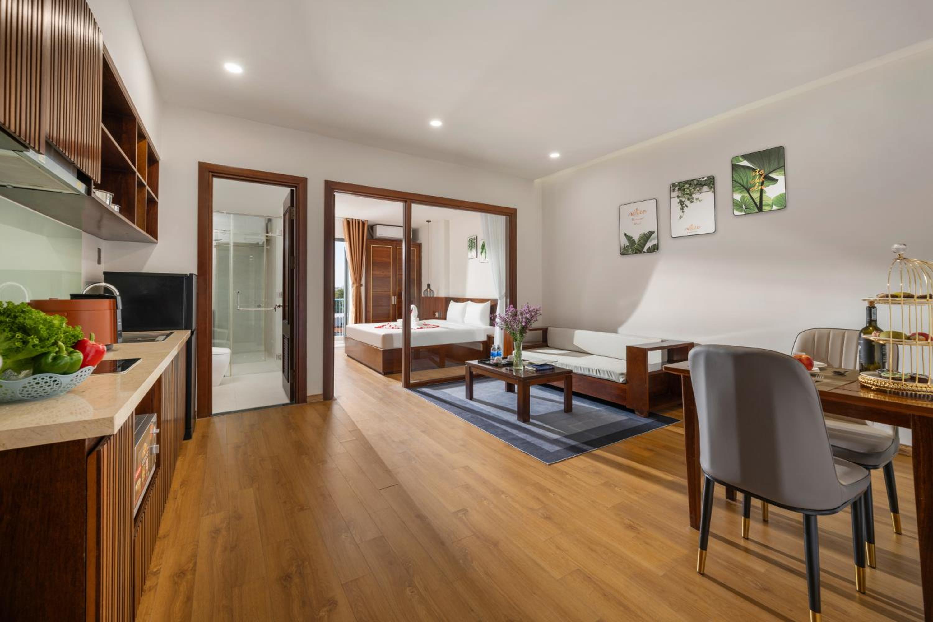 One-Bedroom Apartment with Balcony and City View