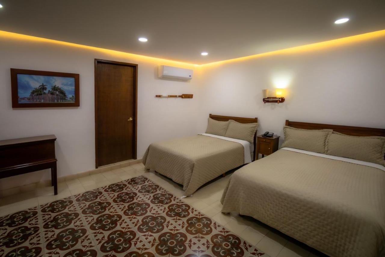 Double Room with 2 Double Beds with Balcony