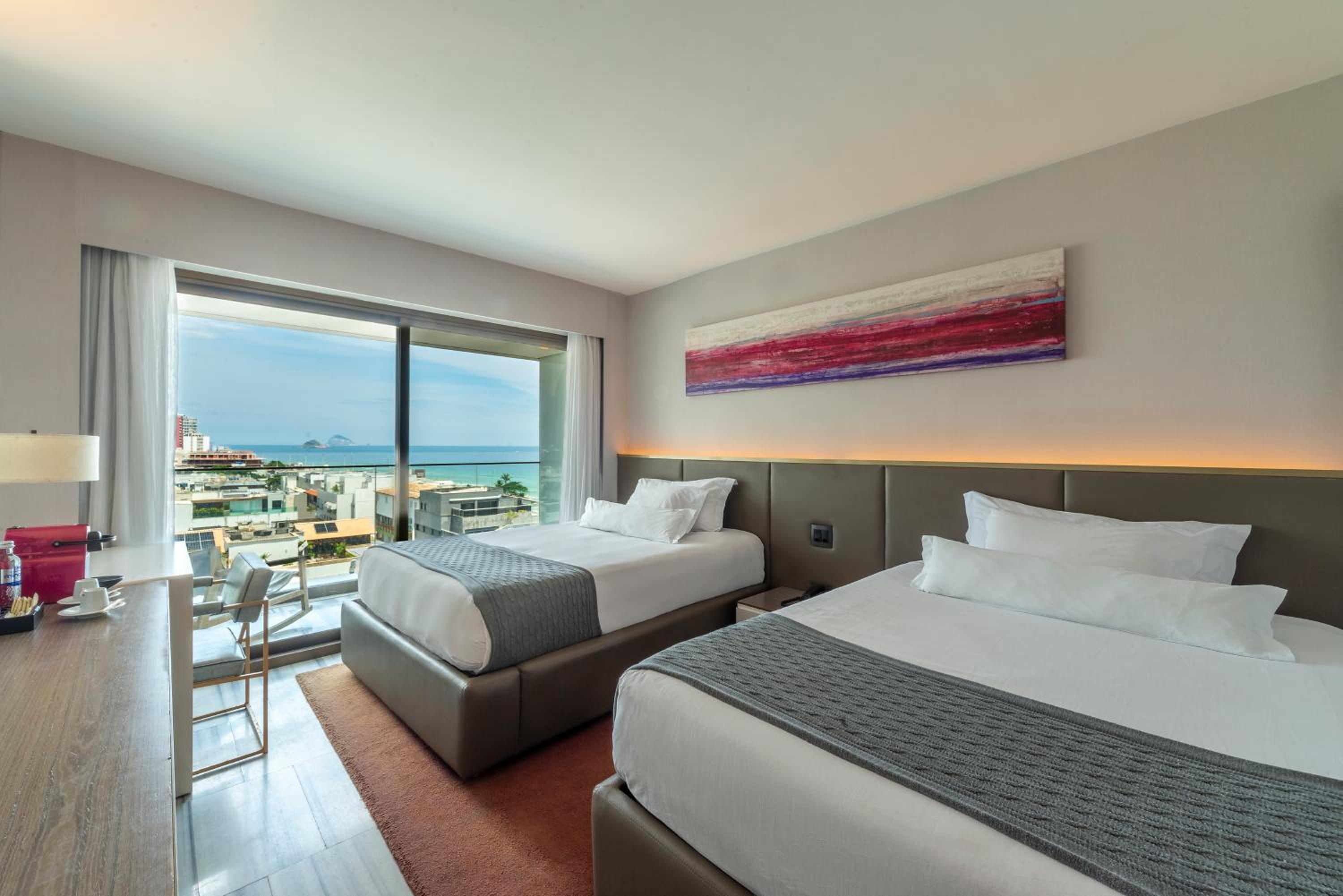 Deluxe Double Room with Side Sea View