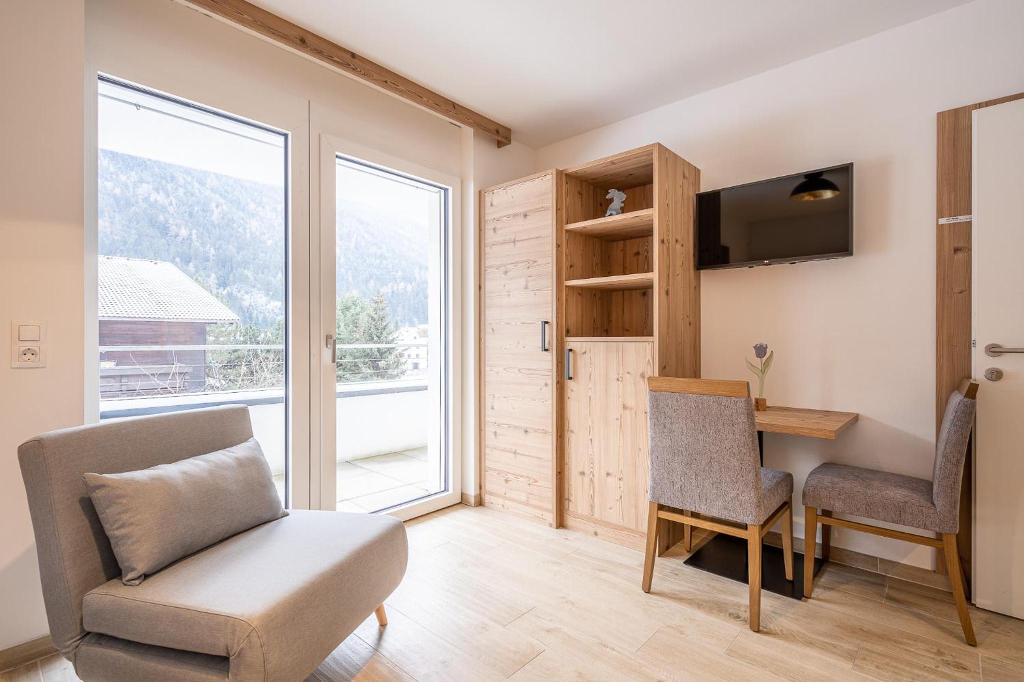 Studio with Balcony