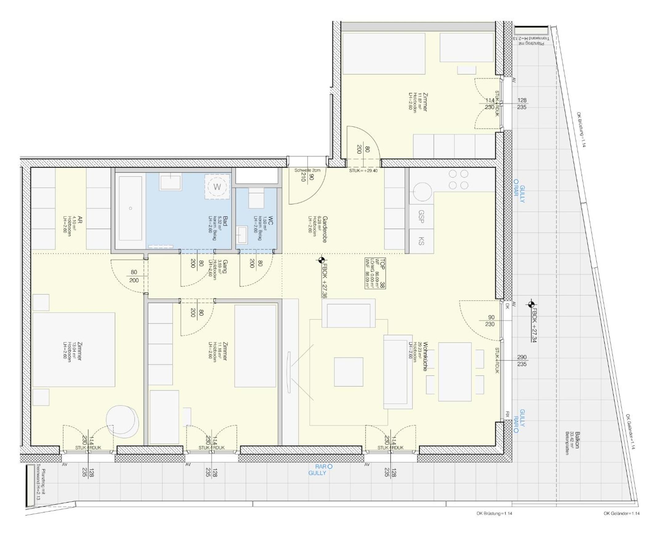 Three-Bedroom Apartment photo 2