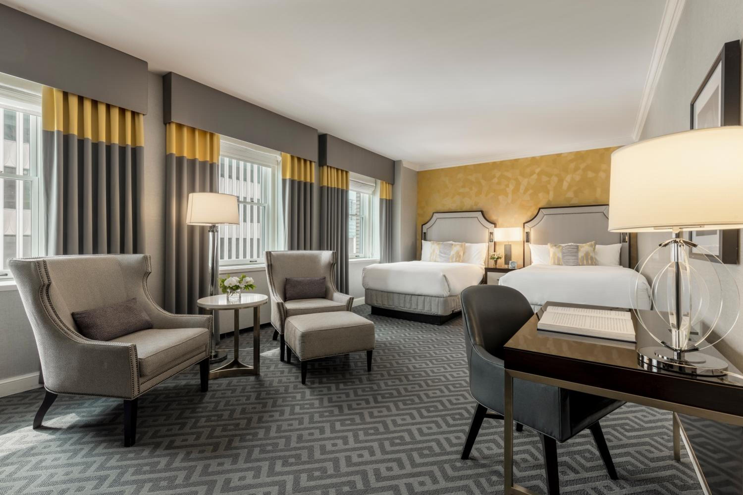 Signature Double Room With Two Double Beds - High Floor