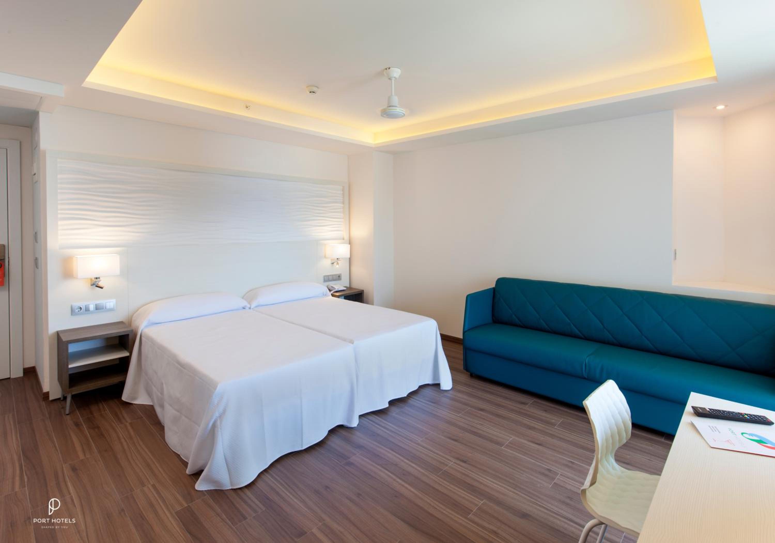 Habitación familiar con vista al mar (2 adultos + 2 niños)