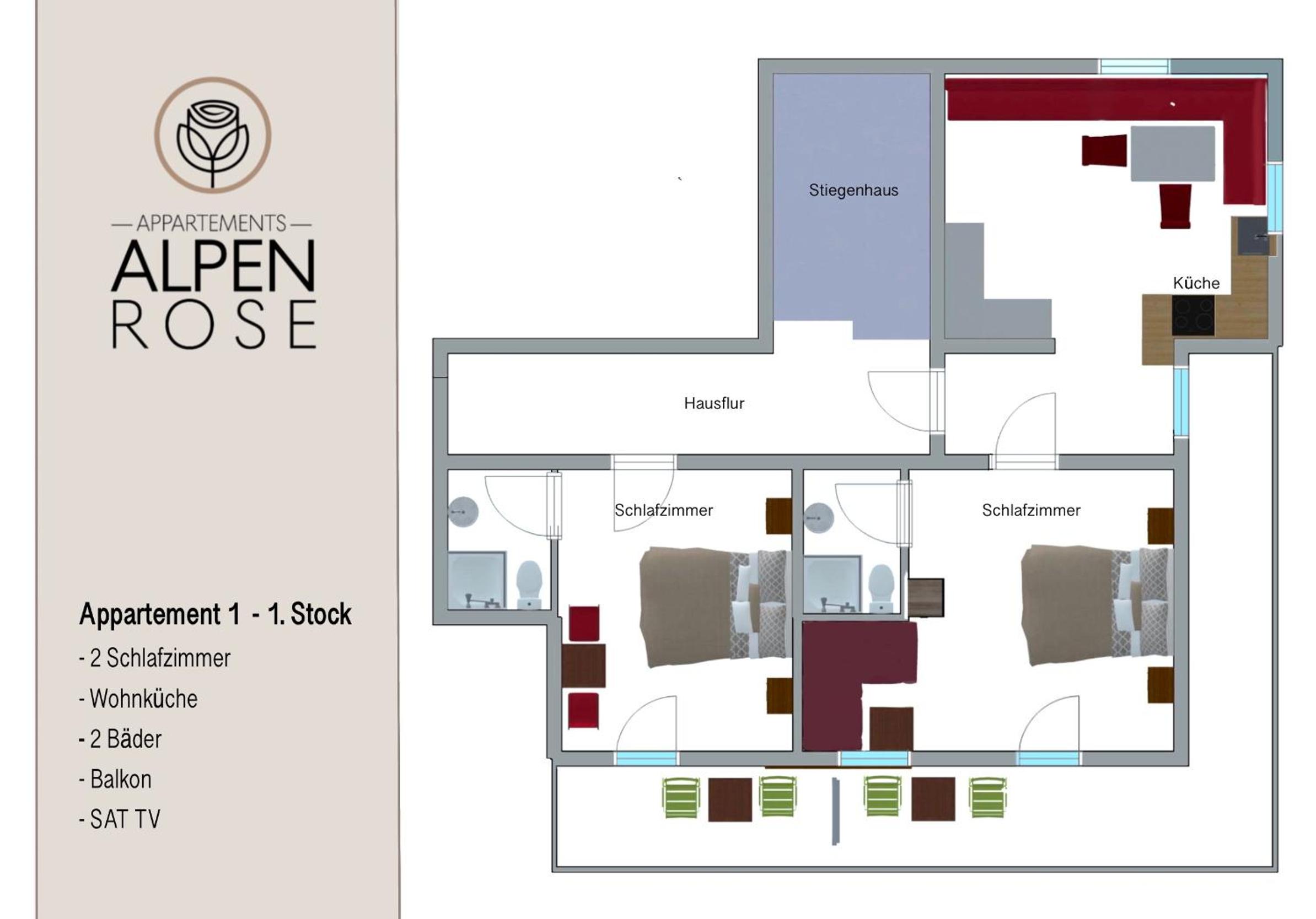 Two-Bedroom Apartment with Balcony - Photo 14
