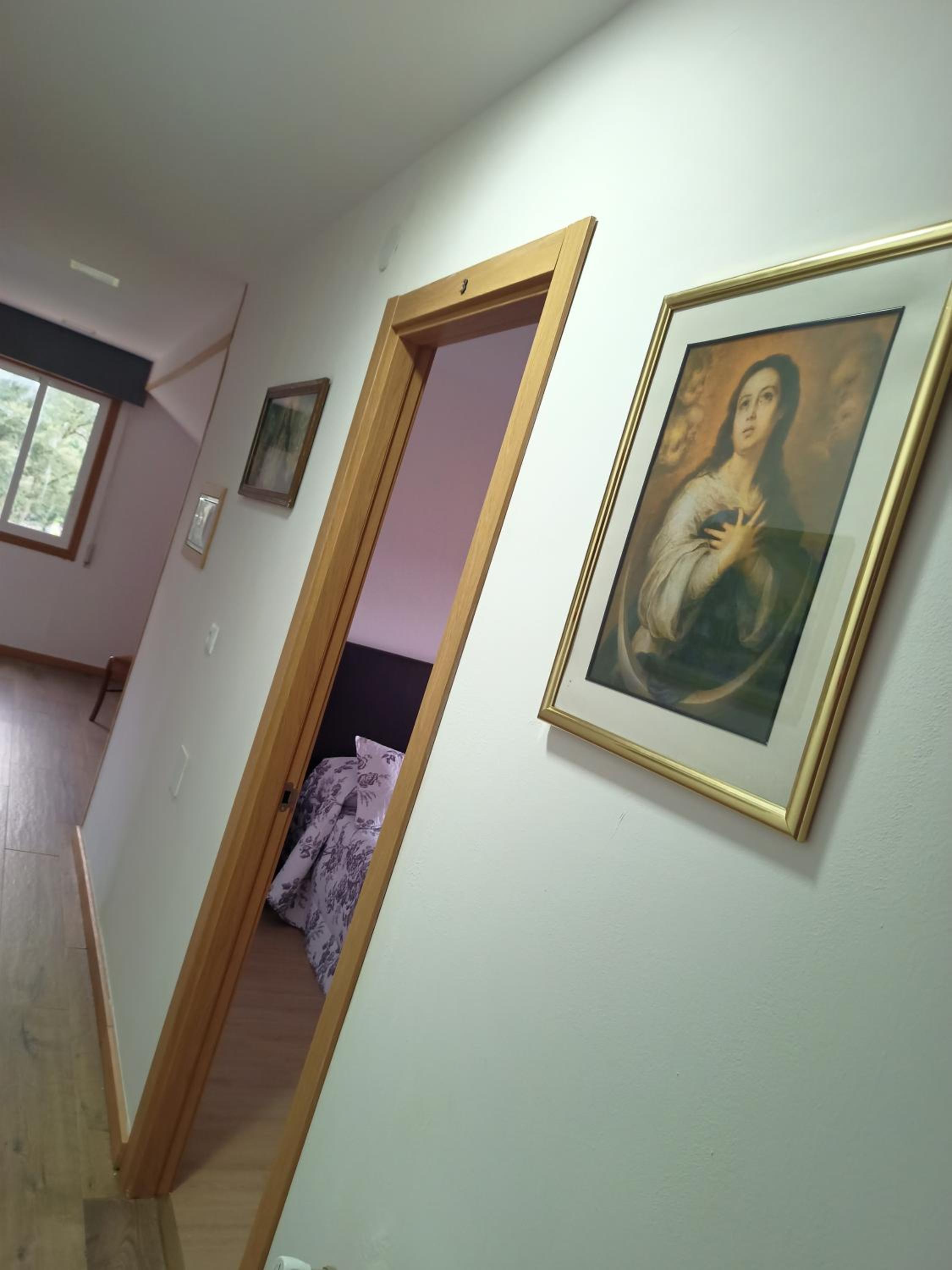 Habitación doble con vista a los viñedos y baño compartido