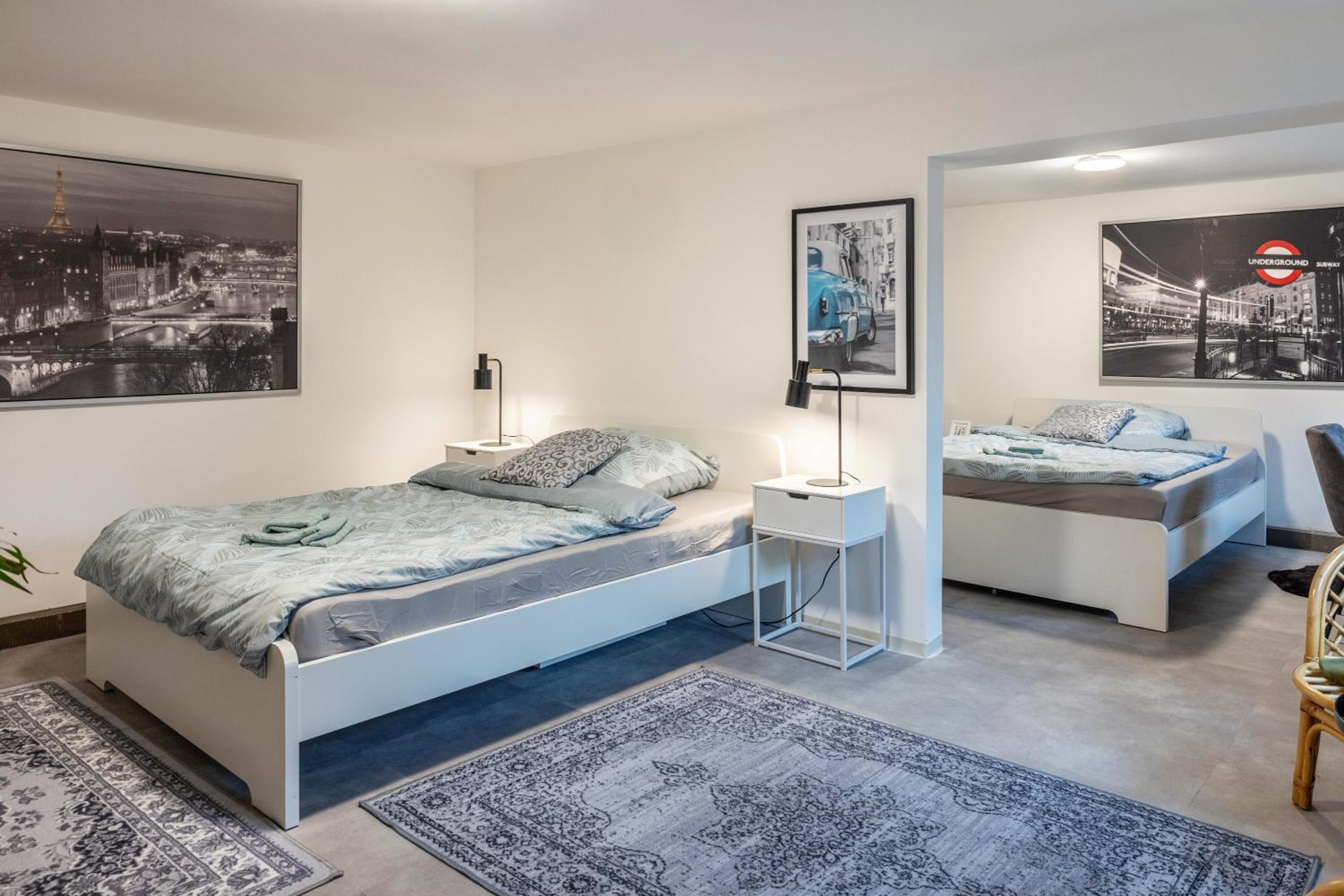 Two-Bedroom Deluxe Apartment with Garden View