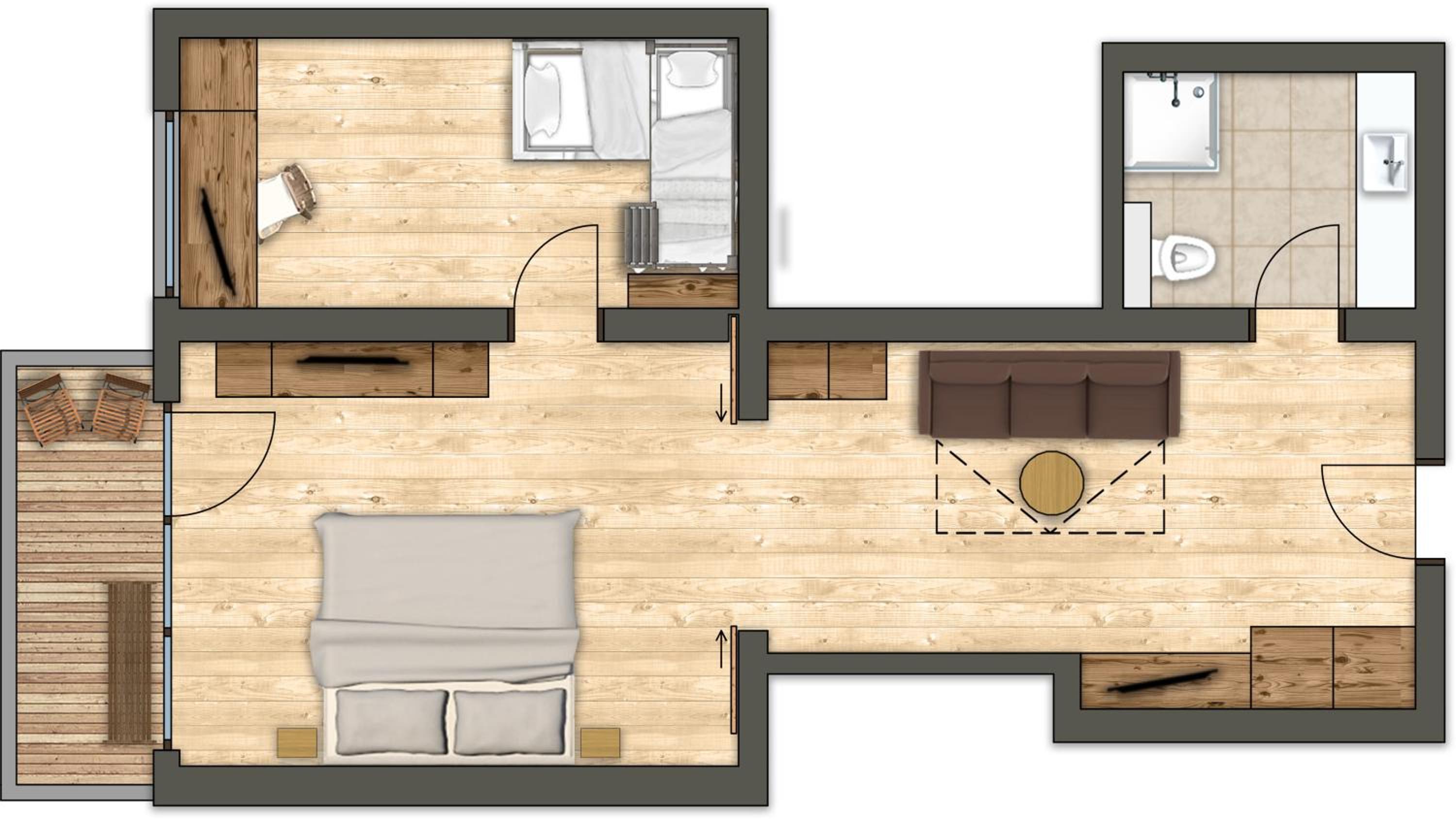 Deluxe Two-Bedroom Suite (2 Adults + 3 Children) photo 2