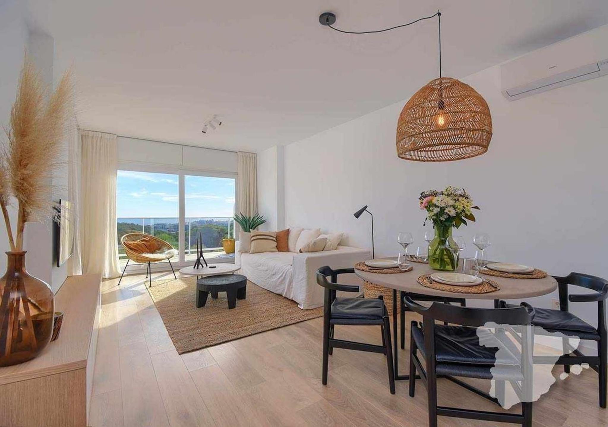 Apartamento de dos habitaciones